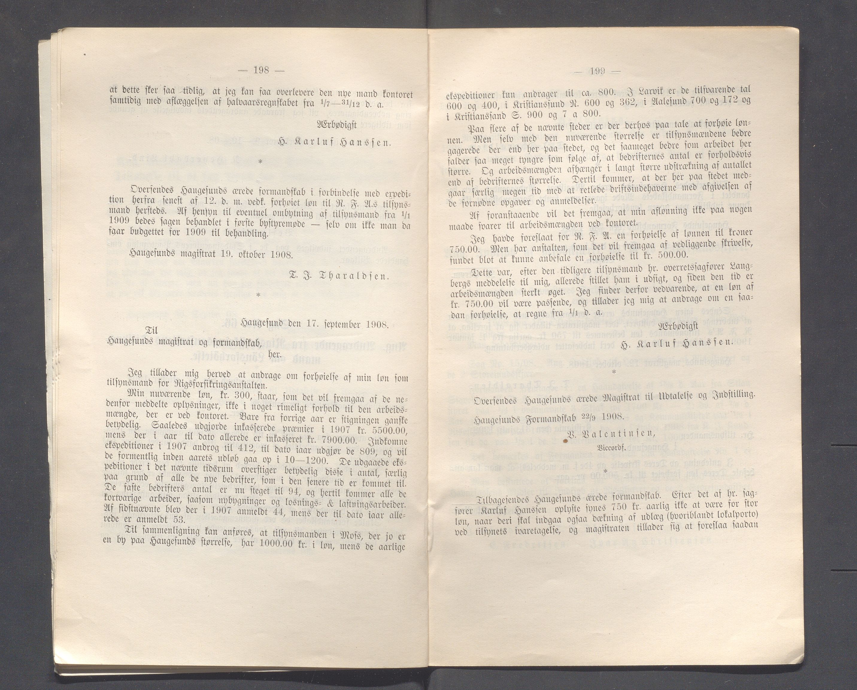 Haugesund kommune - Formannskapet og Bystyret, IKAR/A-740/A/Abb/L0002: Bystyreforhandlinger, 1908-1917, p. 88