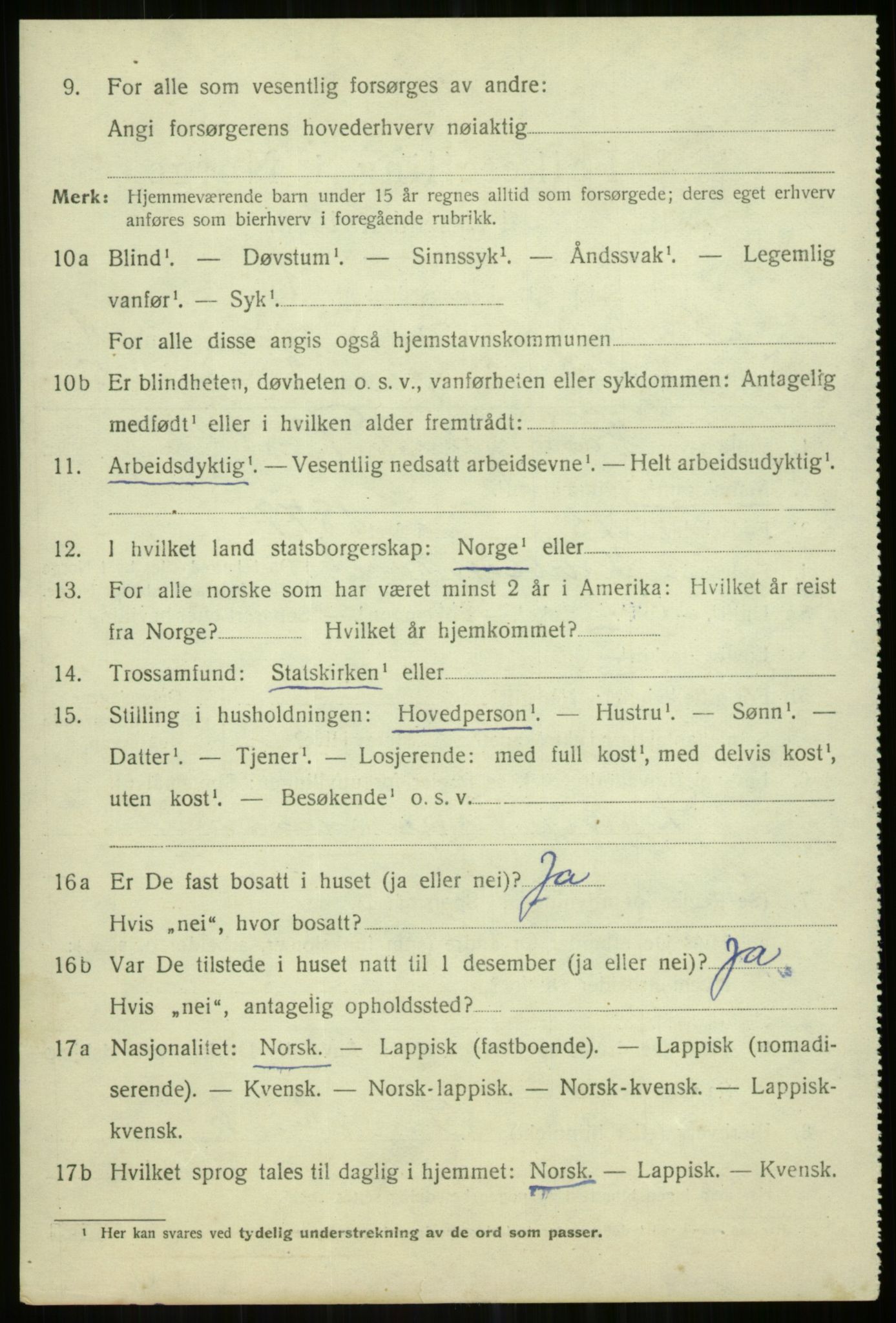 SATØ, 1920 census for Karlsøy, 1920, p. 763