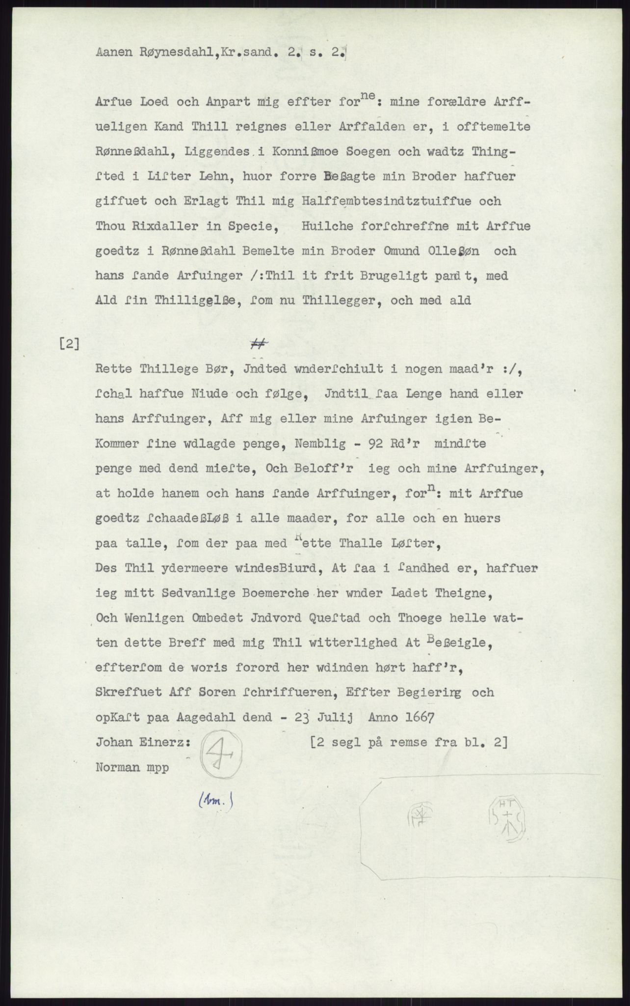 Samlinger til kildeutgivelse, Diplomavskriftsamlingen, AV/RA-EA-4053/H/Ha, p. 2623