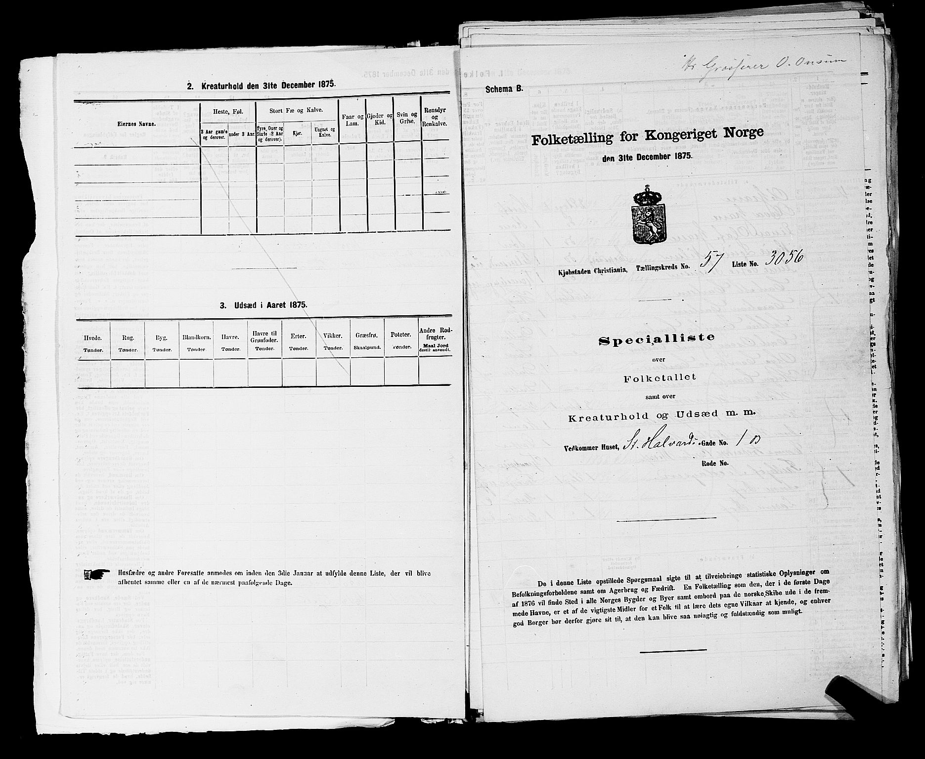 RA, 1875 census for 0301 Kristiania, 1875, p. 8537