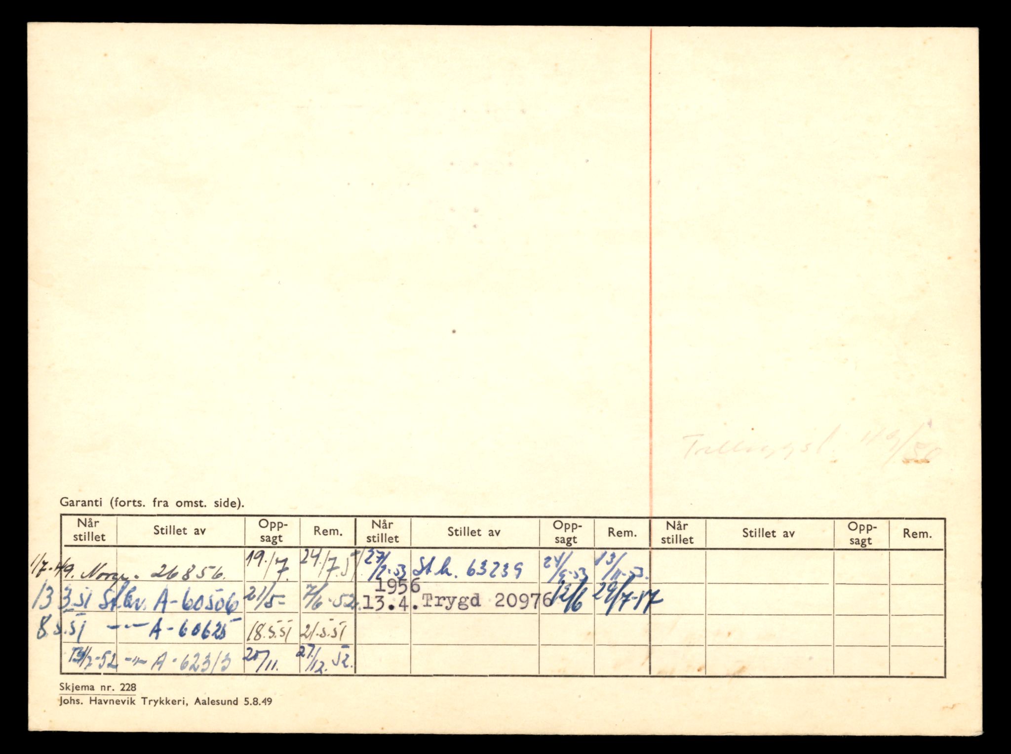 Møre og Romsdal vegkontor - Ålesund trafikkstasjon, AV/SAT-A-4099/F/Fe/L0029: Registreringskort for kjøretøy T 11430 - T 11619, 1927-1998, p. 1526