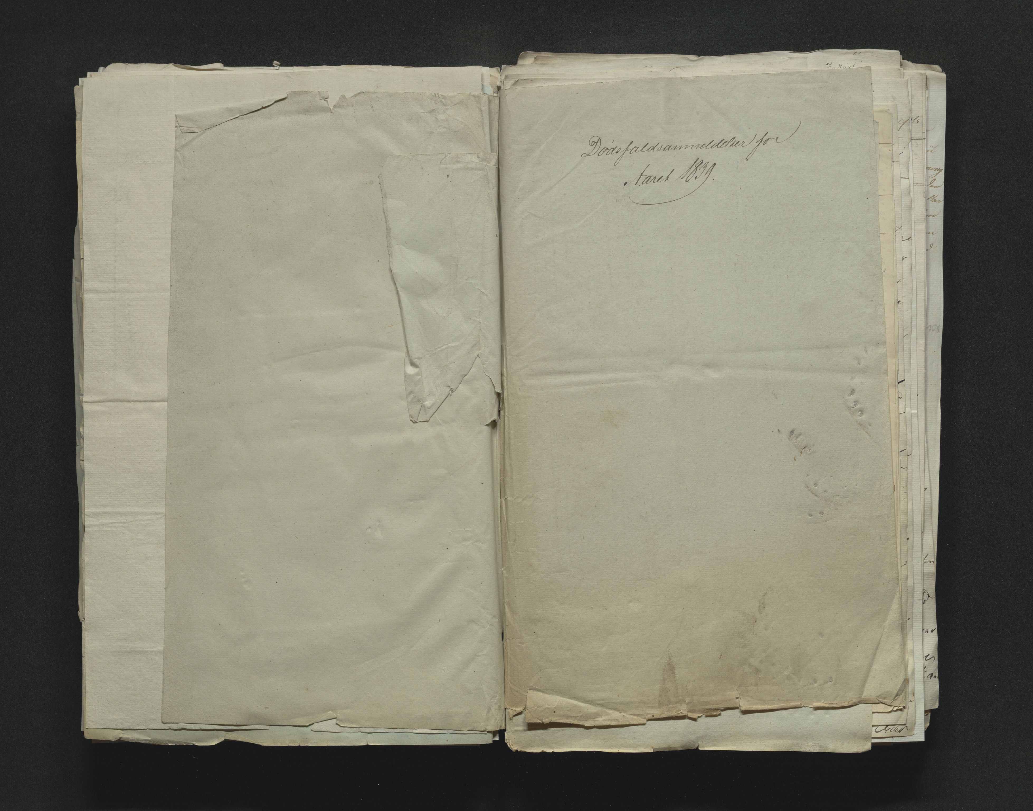 Eiker, Modum og Sigdal sorenskriveri, AV/SAKO-A-123/H/Ha/Hab/L0005: Dødsfallsmeldinger, 1837-1840