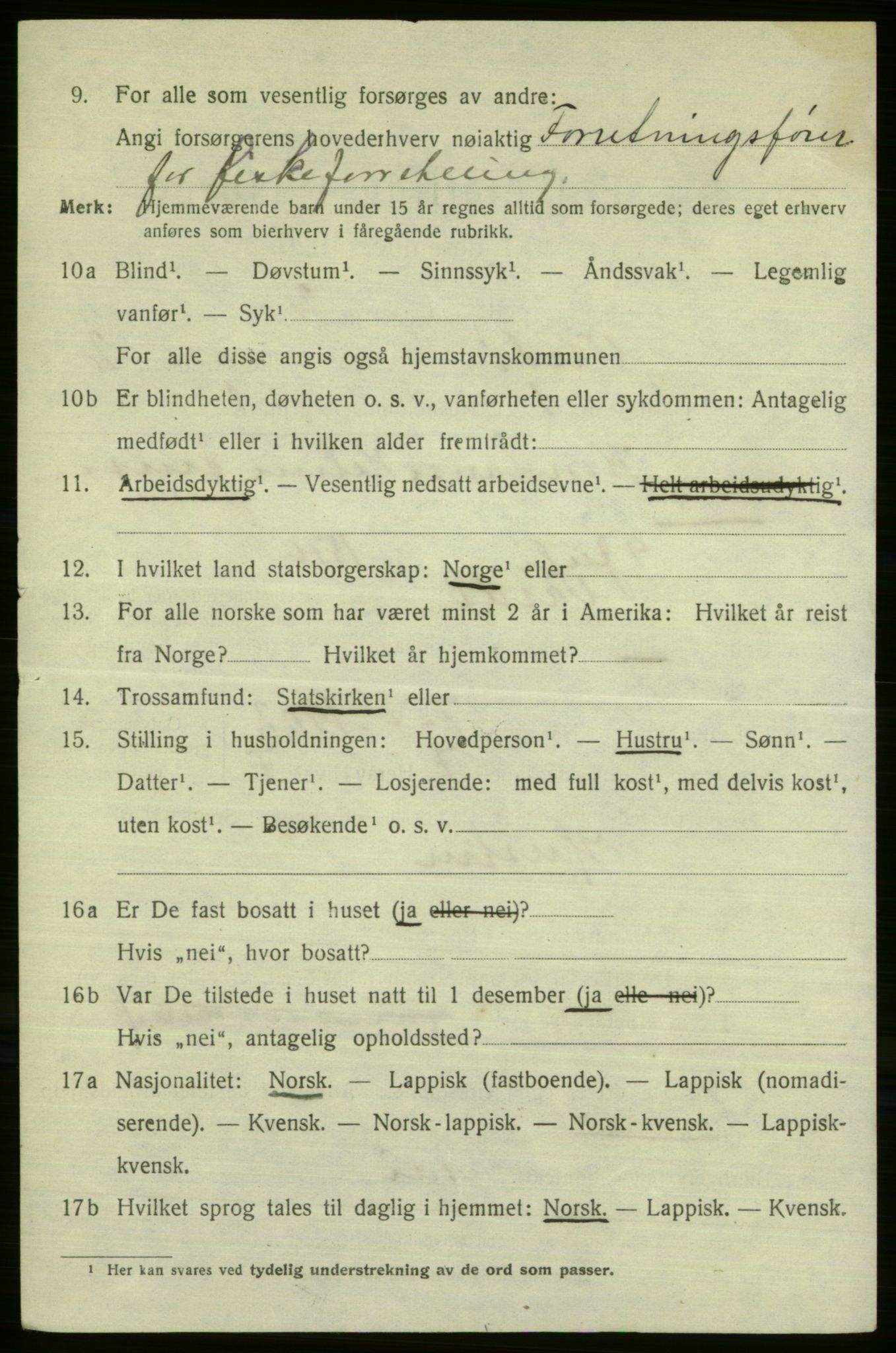 SATØ, 1920 census for Vardø, 1920, p. 5573