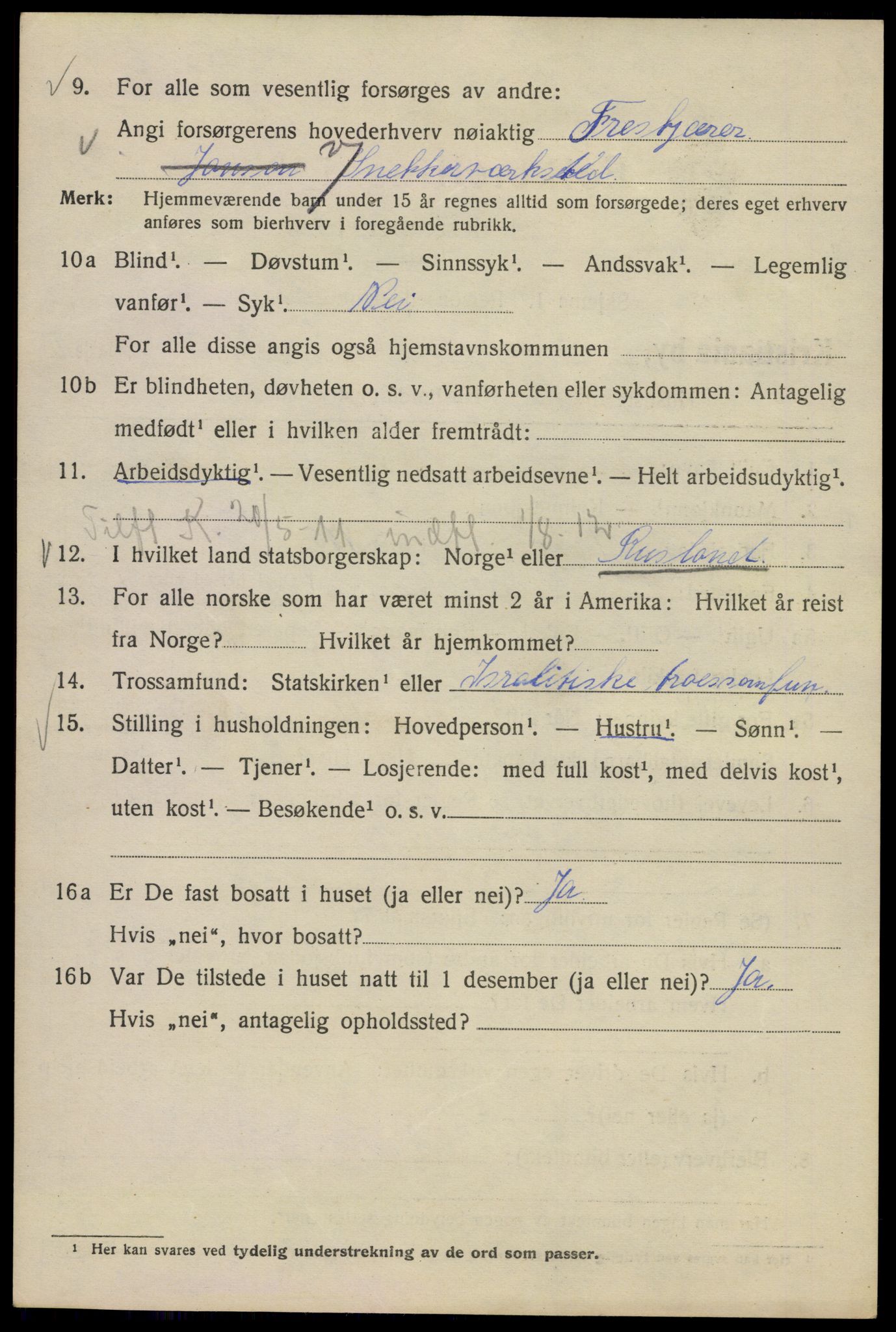 SAO, 1920 census for Kristiania, 1920, p. 388042