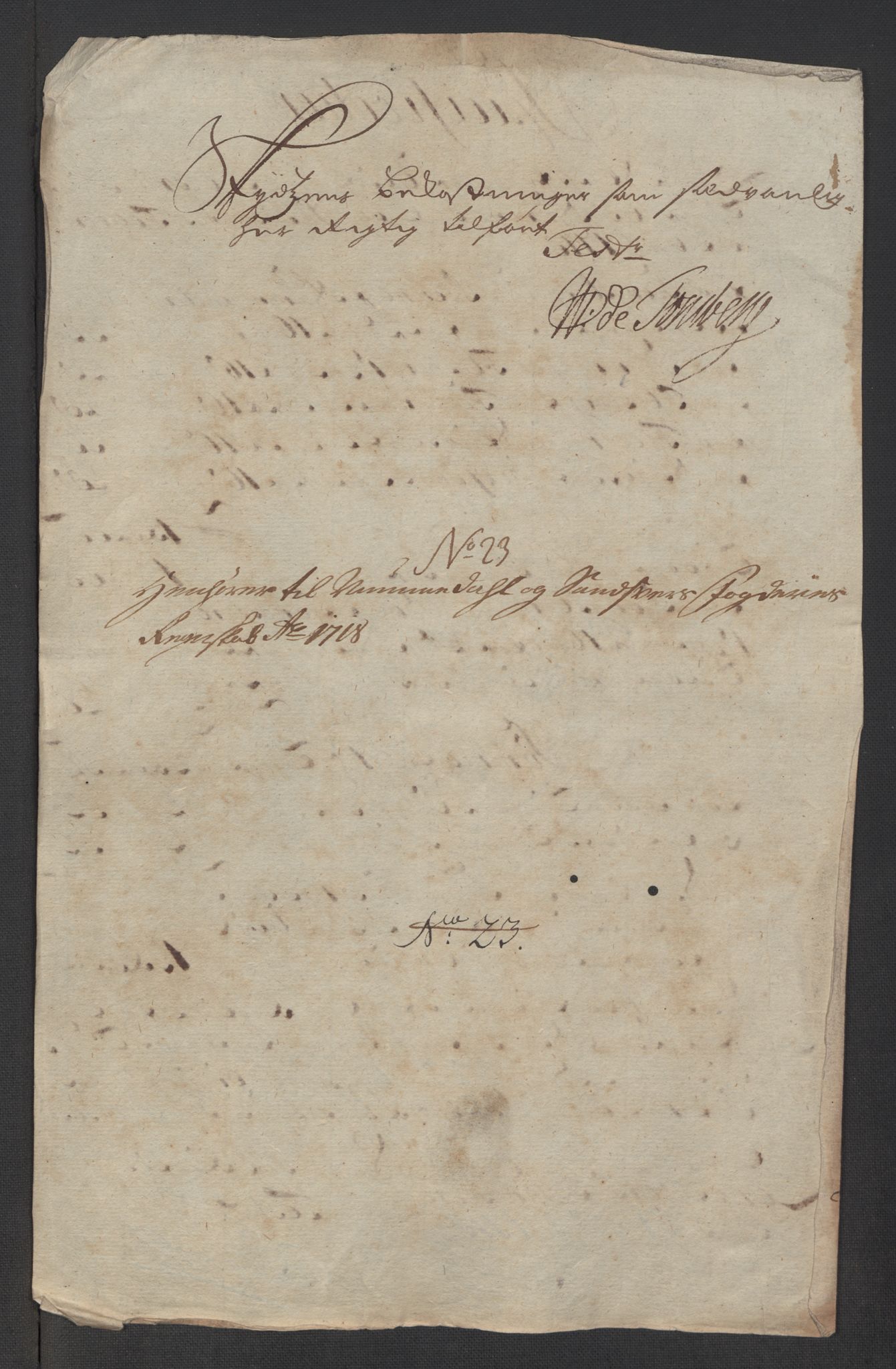 Rentekammeret inntil 1814, Reviderte regnskaper, Fogderegnskap, AV/RA-EA-4092/R24/L1594: Fogderegnskap Numedal og Sandsvær, 1718, p. 369