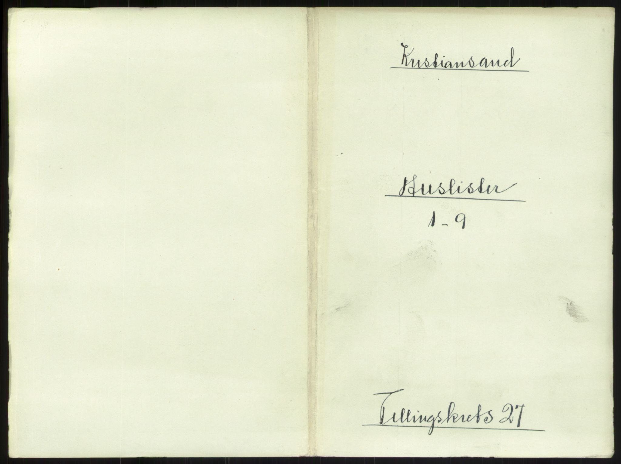 RA, 1891 census for 1001 Kristiansand, 1891, p. 1494