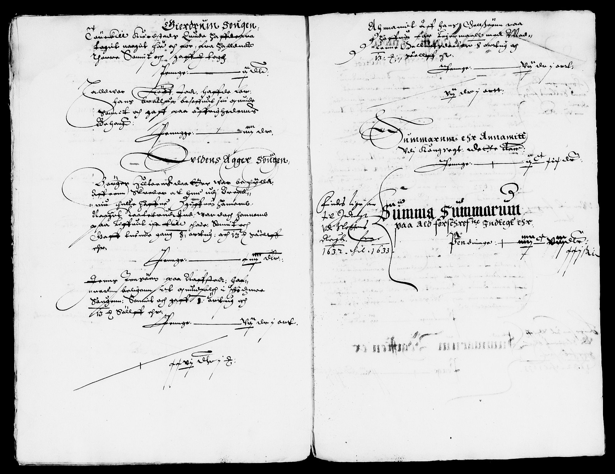 Rentekammeret inntil 1814, Reviderte regnskaper, Lensregnskaper, AV/RA-EA-5023/R/Rb/Rba/L0109: Akershus len, 1629-1633