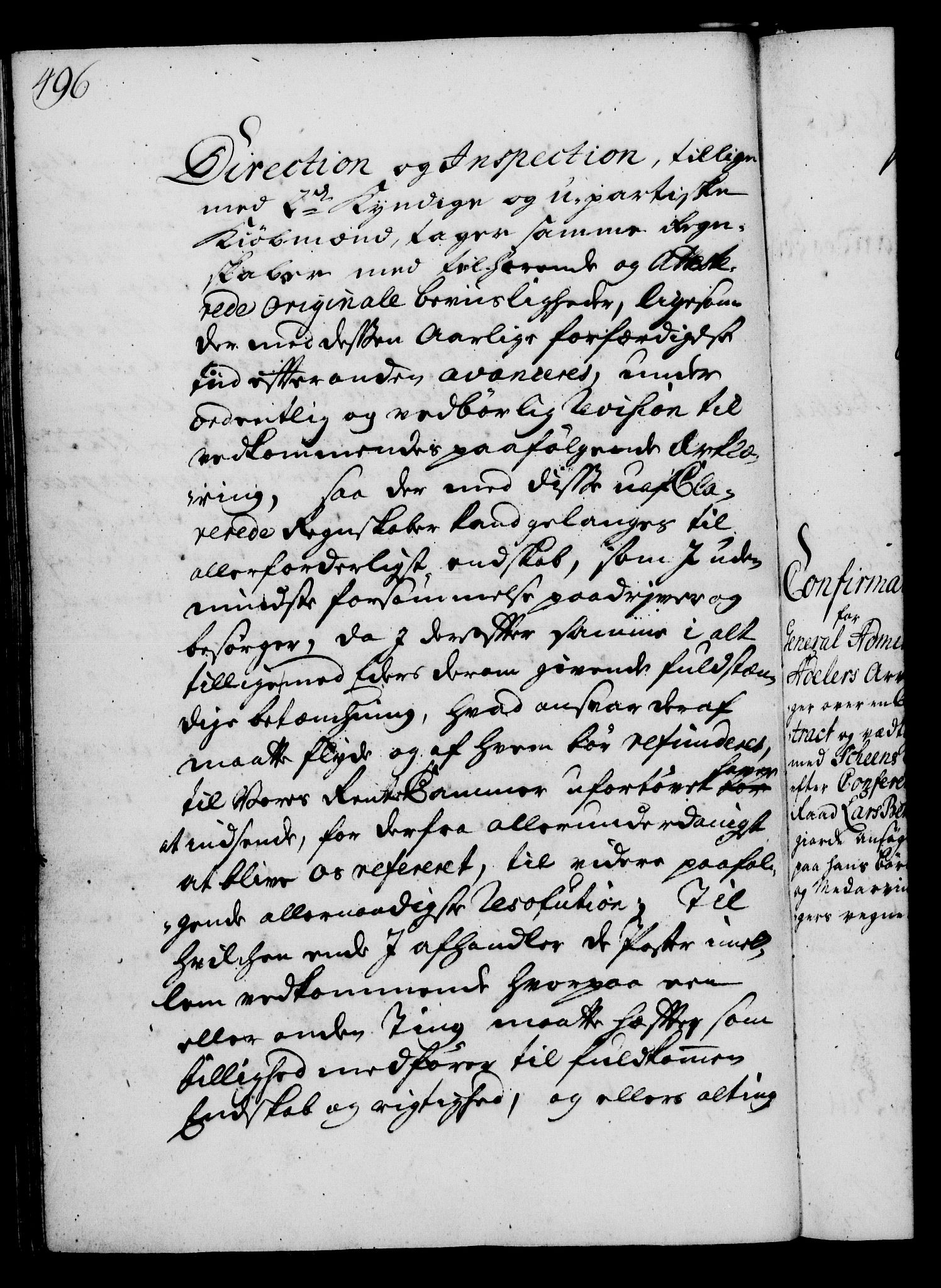 Rentekammeret, Kammerkanselliet, AV/RA-EA-3111/G/Gg/Gga/L0003: Norsk ekspedisjonsprotokoll med register (merket RK 53.3), 1727-1734, p. 496