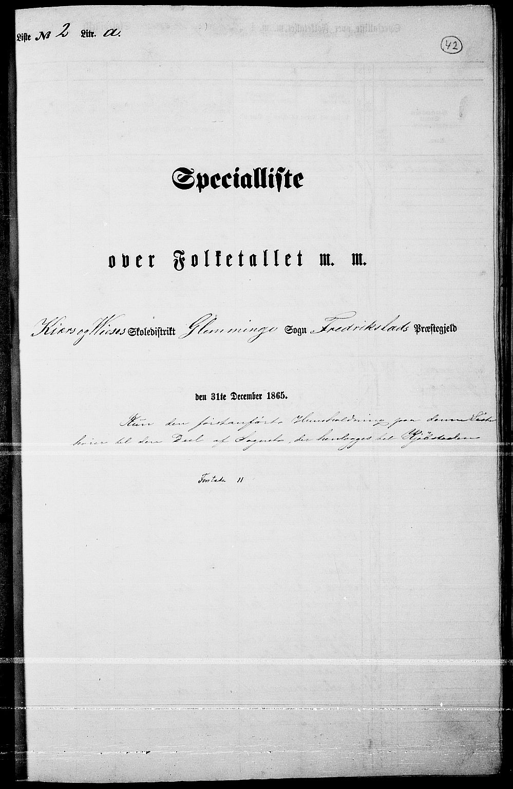 RA, 1865 census for Fredrikstad/Glemmen, 1865, p. 40