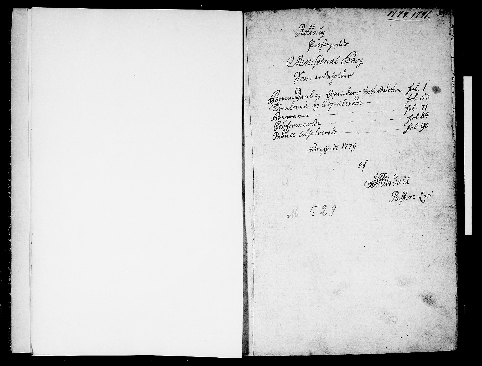 Rollag kirkebøker, AV/SAKO-A-240/F/Fa/L0004: Parish register (official) no. I 4, 1778-1792