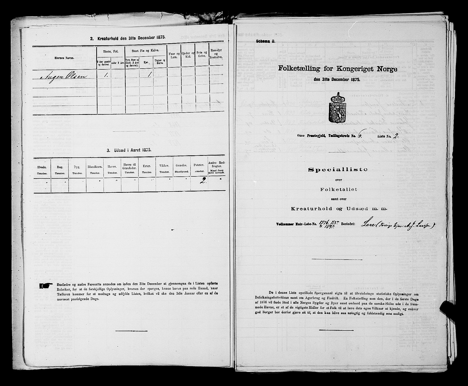 RA, 1875 census for 0134P Onsøy, 1875, p. 1220