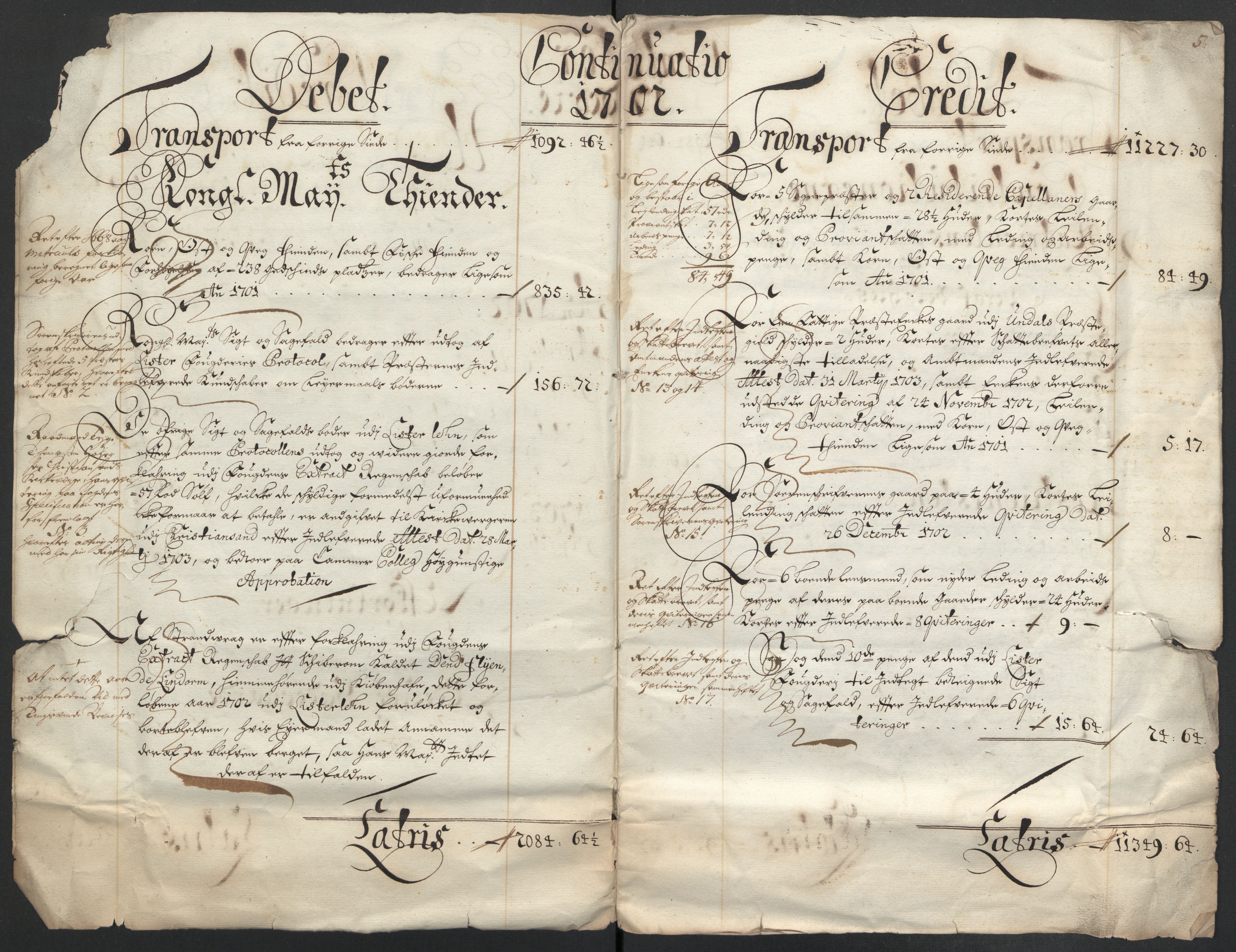 Rentekammeret inntil 1814, Reviderte regnskaper, Fogderegnskap, RA/EA-4092/R43/L2549: Fogderegnskap Lista og Mandal, 1701-1702, p. 214