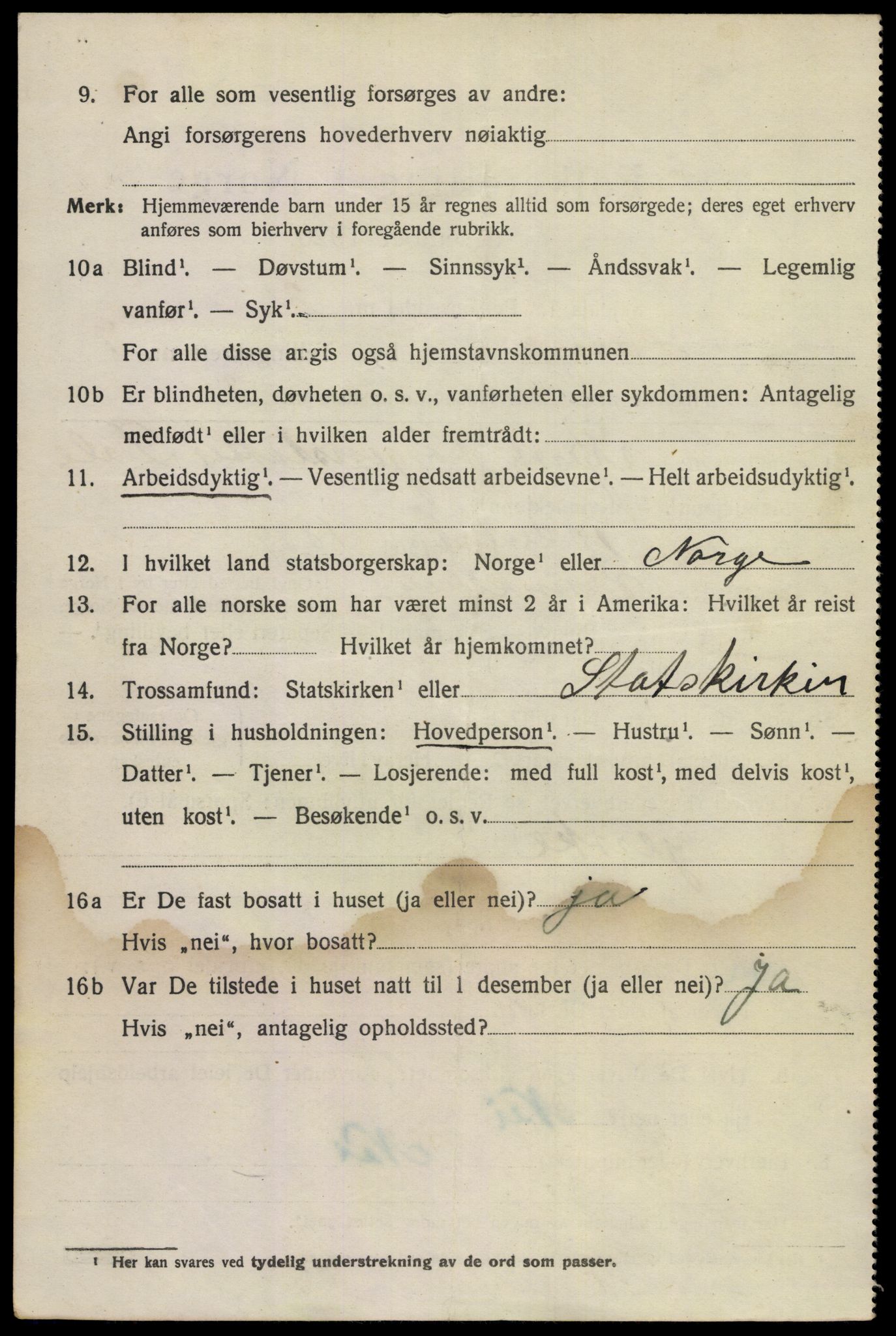 SAKO, 1920 census for Larvik, 1920, p. 22553