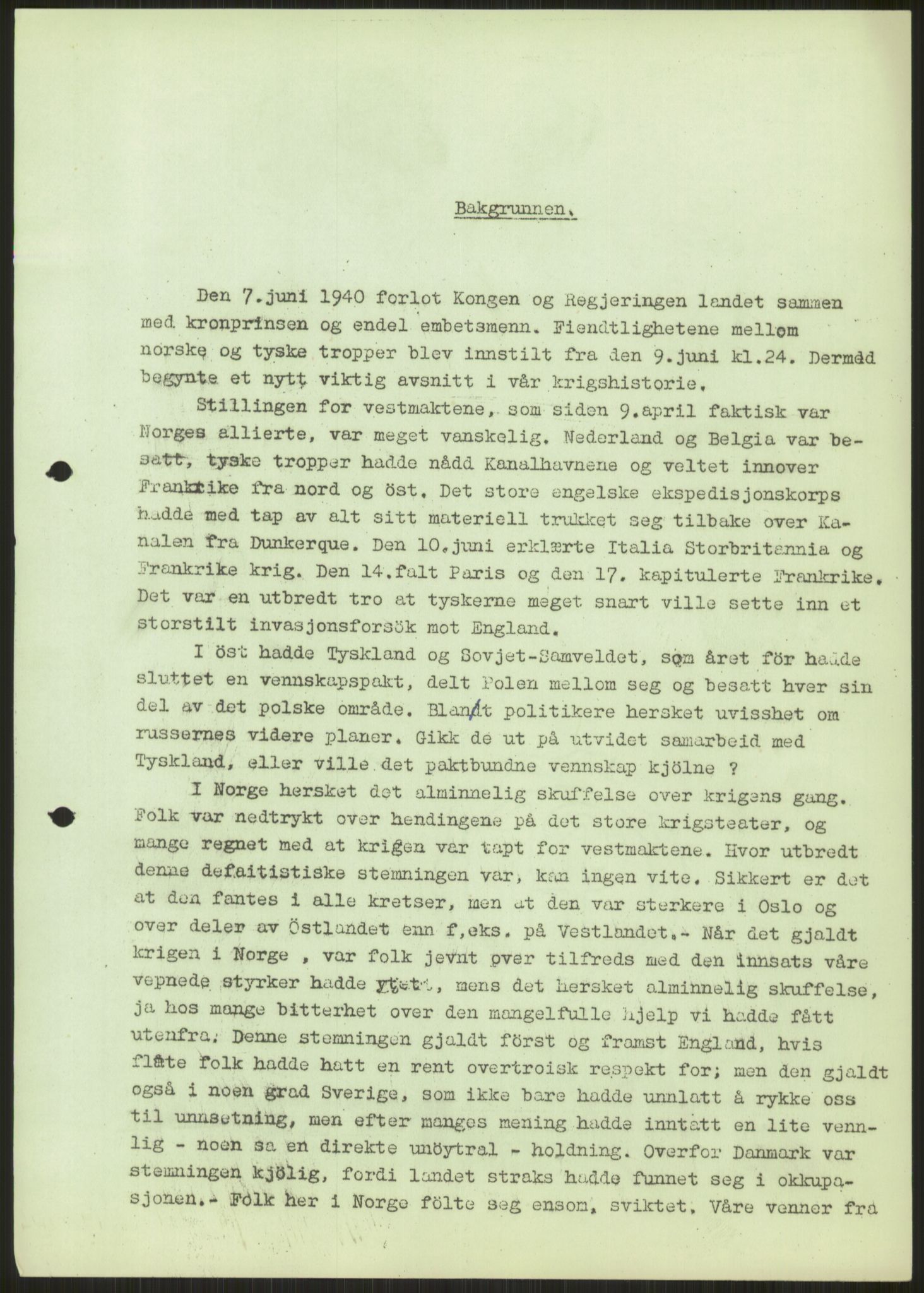 Undersøkelseskommisjonen av 1945, AV/RA-S-1566/D/Db/L0023: Regjeringskonferanse - Riksrådsforhandlingene, 1945-1947, p. 267