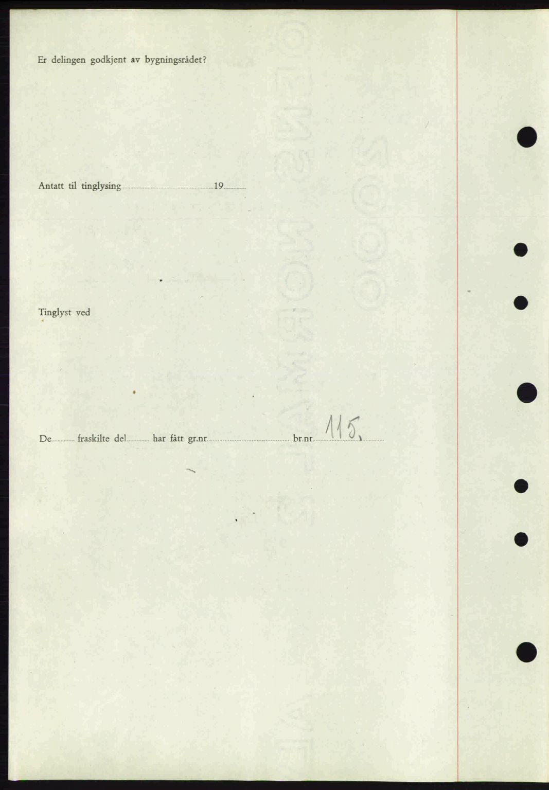 Tønsberg sorenskriveri, AV/SAKO-A-130/G/Ga/Gaa/L0013: Mortgage book no. A13, 1943-1943, Diary no: : 2333/1943