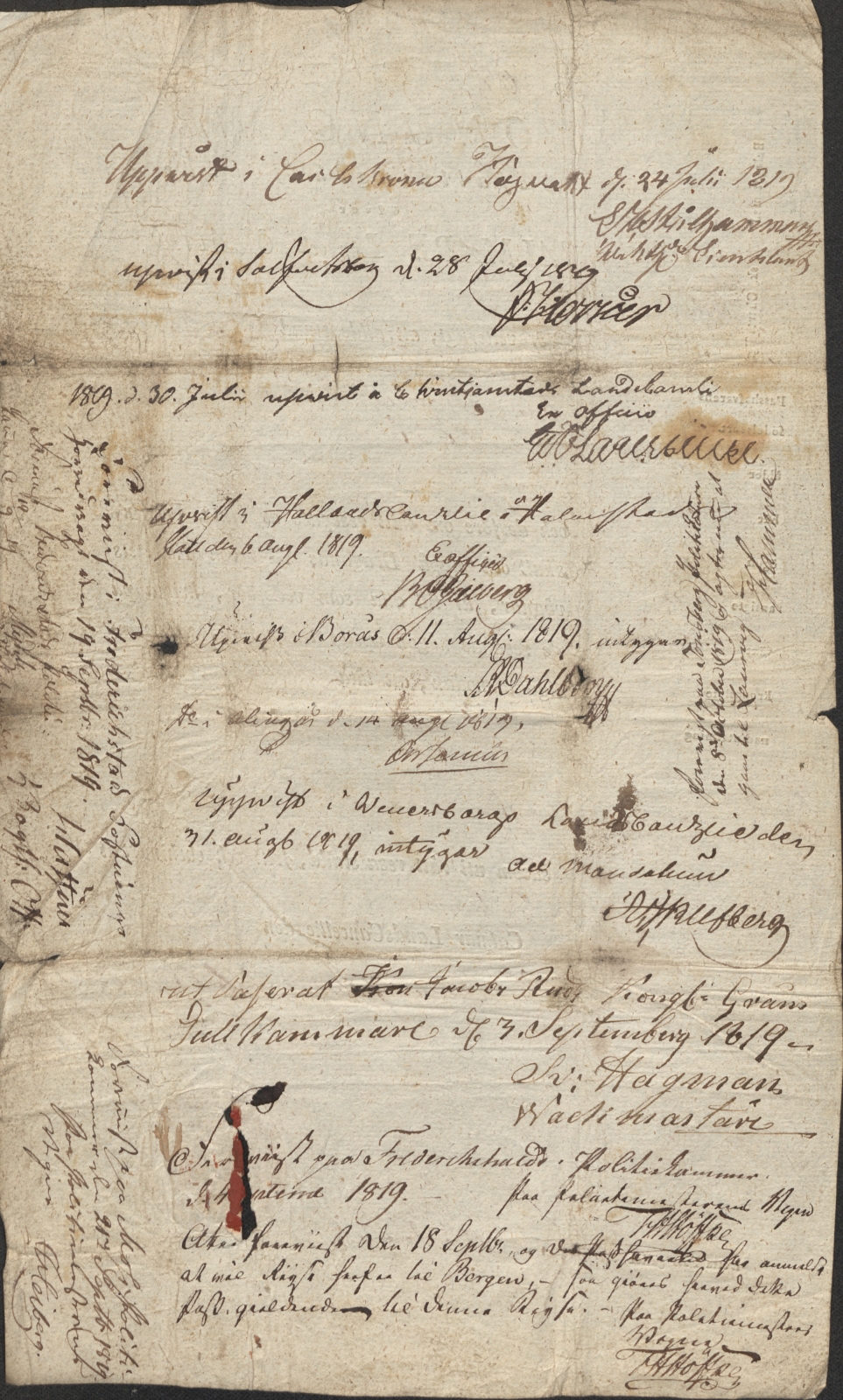 Bergen politikammer / politidistrikt, AV/SAB-A-60401/L.b, 1816-1822, p. 34