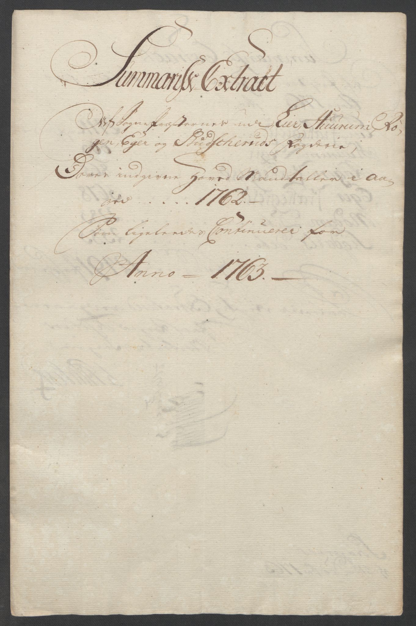 Rentekammeret inntil 1814, Reviderte regnskaper, Fogderegnskap, AV/RA-EA-4092/R31/L1833: Ekstraskatten Hurum, Røyken, Eiker, Lier og Buskerud, 1762-1764, p. 62