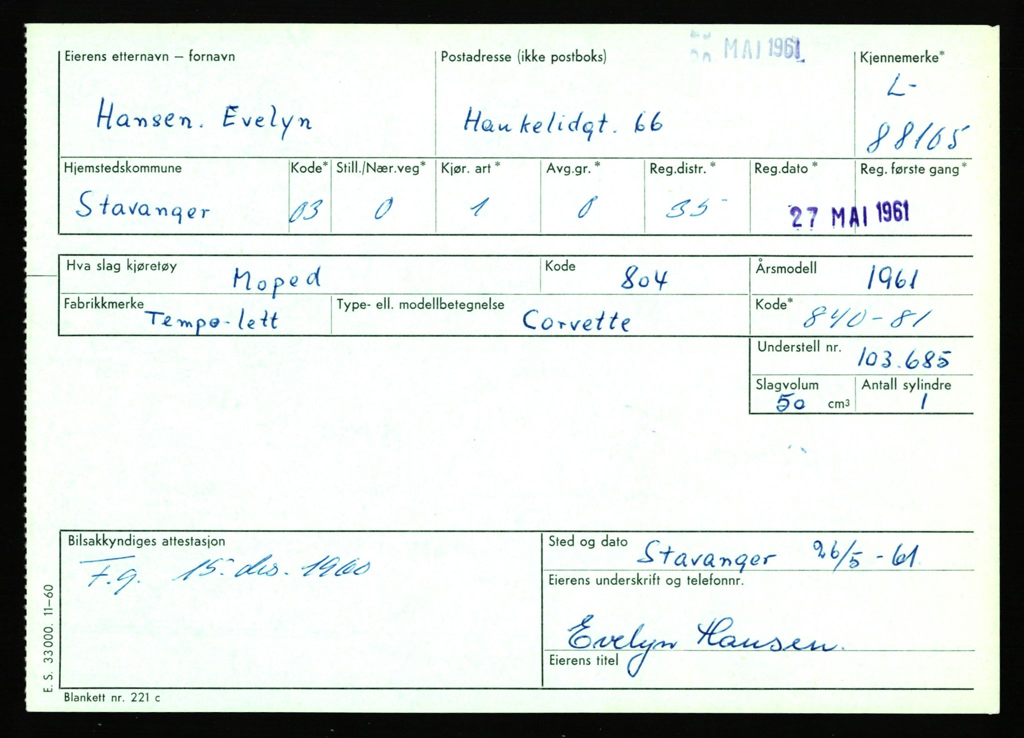 Stavanger trafikkstasjon, AV/SAST-A-101942/0/F/L0074: L-86500 - L-88799, 1930-1971, p. 1540