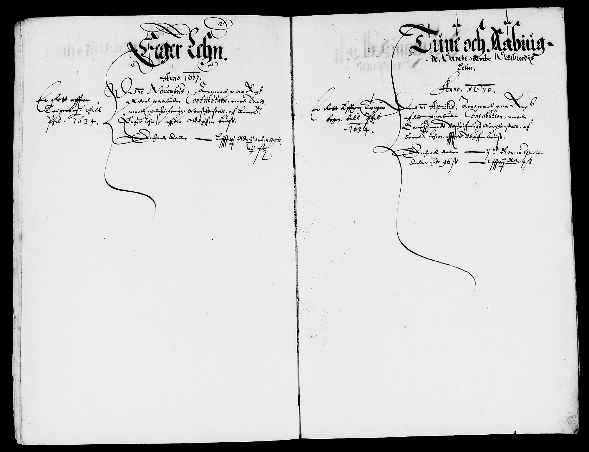 Rentekammeret inntil 1814, Reviderte regnskaper, Lensregnskaper, AV/RA-EA-5023/R/Rb/Rba/L0138: Akershus len, 1632-1639