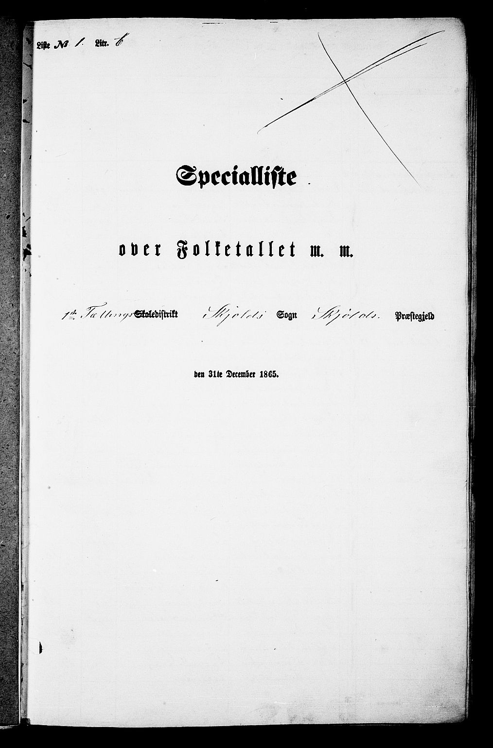 RA, 1865 census for Skjold, 1865, p. 24