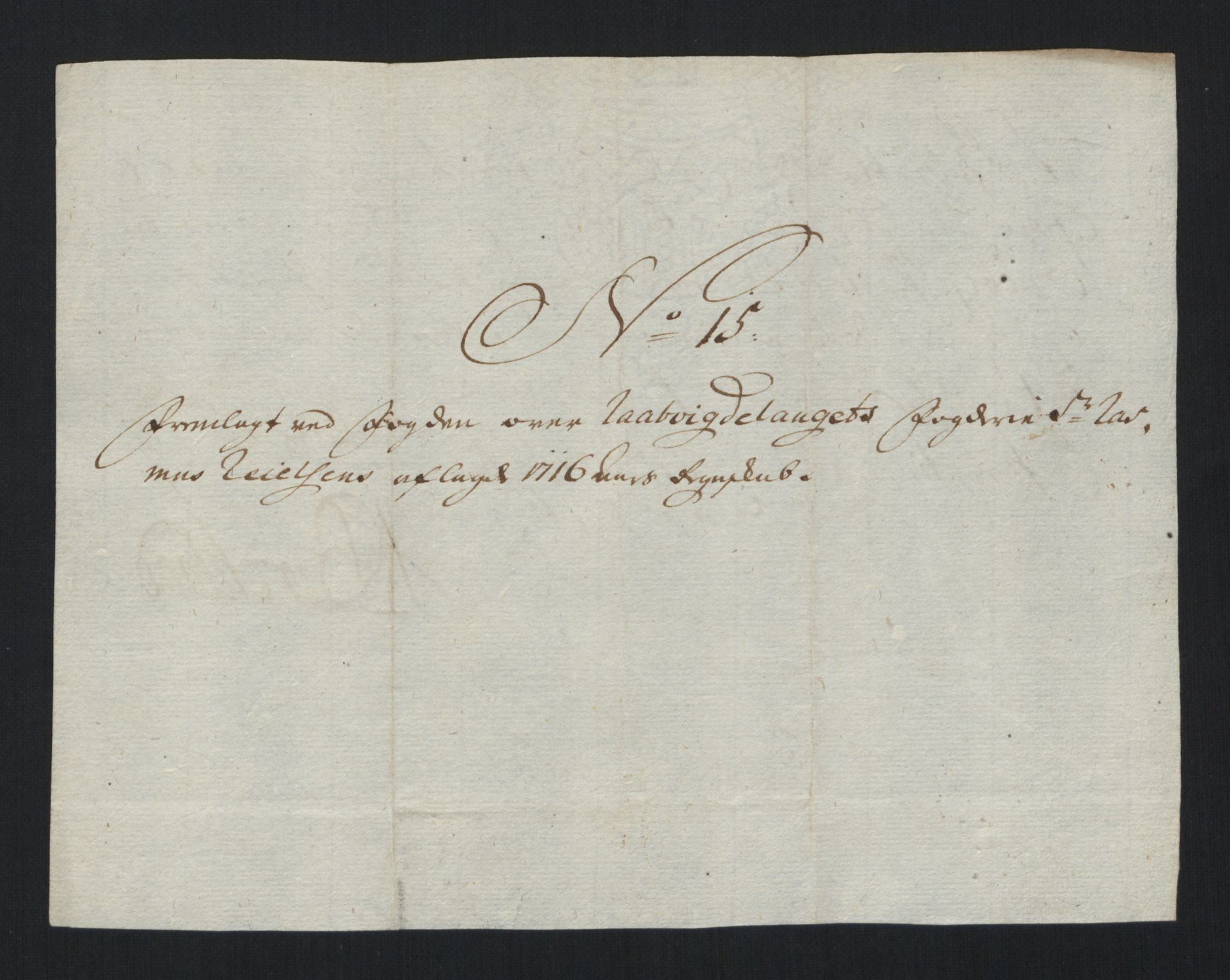 Rentekammeret inntil 1814, Reviderte regnskaper, Fogderegnskap, RA/EA-4092/R40/L2452: Fogderegnskap Råbyggelag, 1716-1717, p. 114