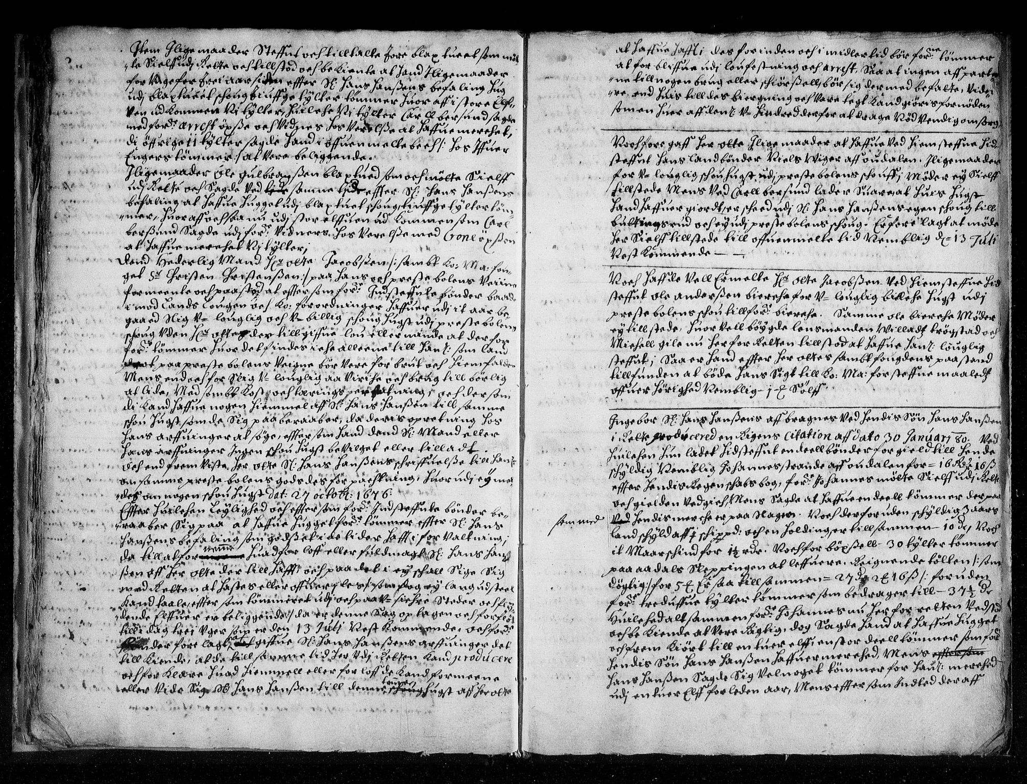 Ringerike og Hallingdal sorenskriveri, AV/SAKO-A-81/F/Fa/Fab/L0008: Tingbok - Sorenskriveriet, 1680
