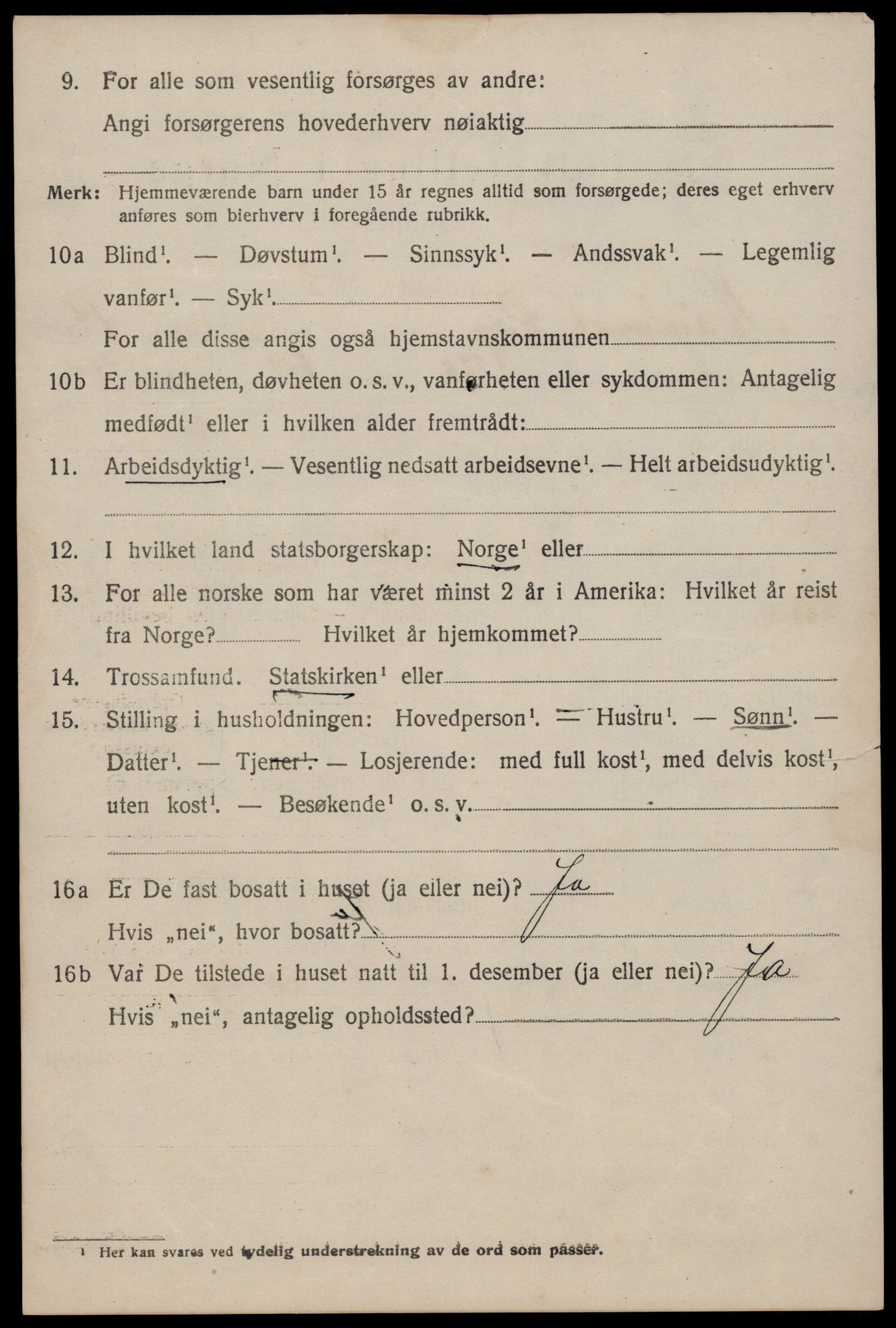 SAST, 1920 census for Høyland, 1920, p. 10831