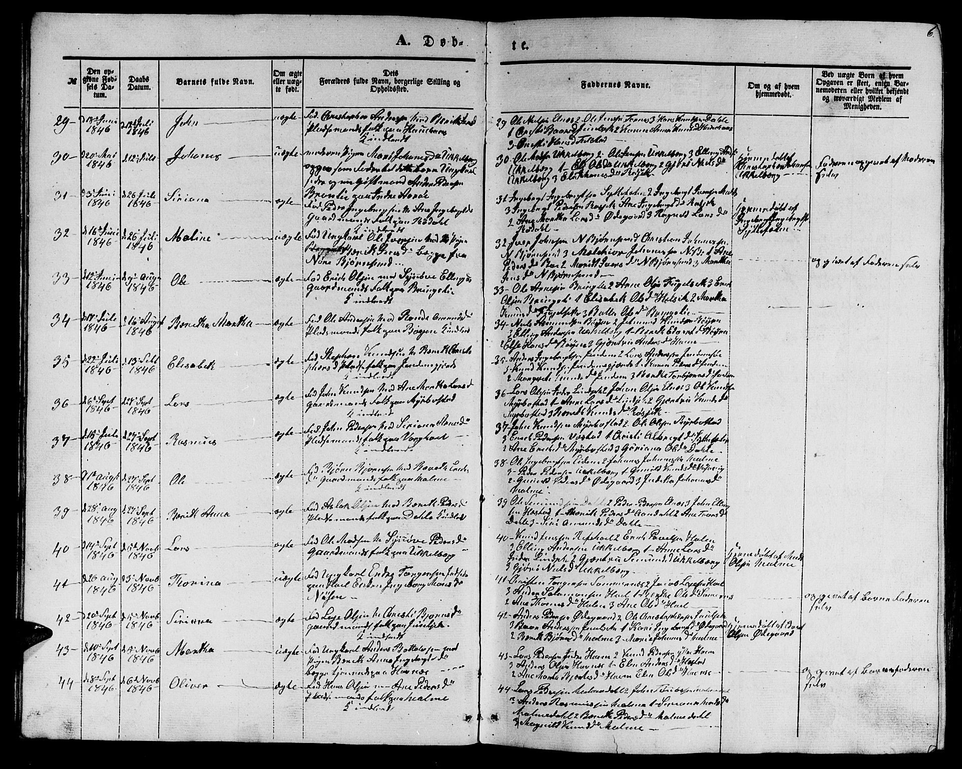 Ministerialprotokoller, klokkerbøker og fødselsregistre - Møre og Romsdal, AV/SAT-A-1454/565/L0753: Parish register (copy) no. 565C02, 1845-1870, p. 6