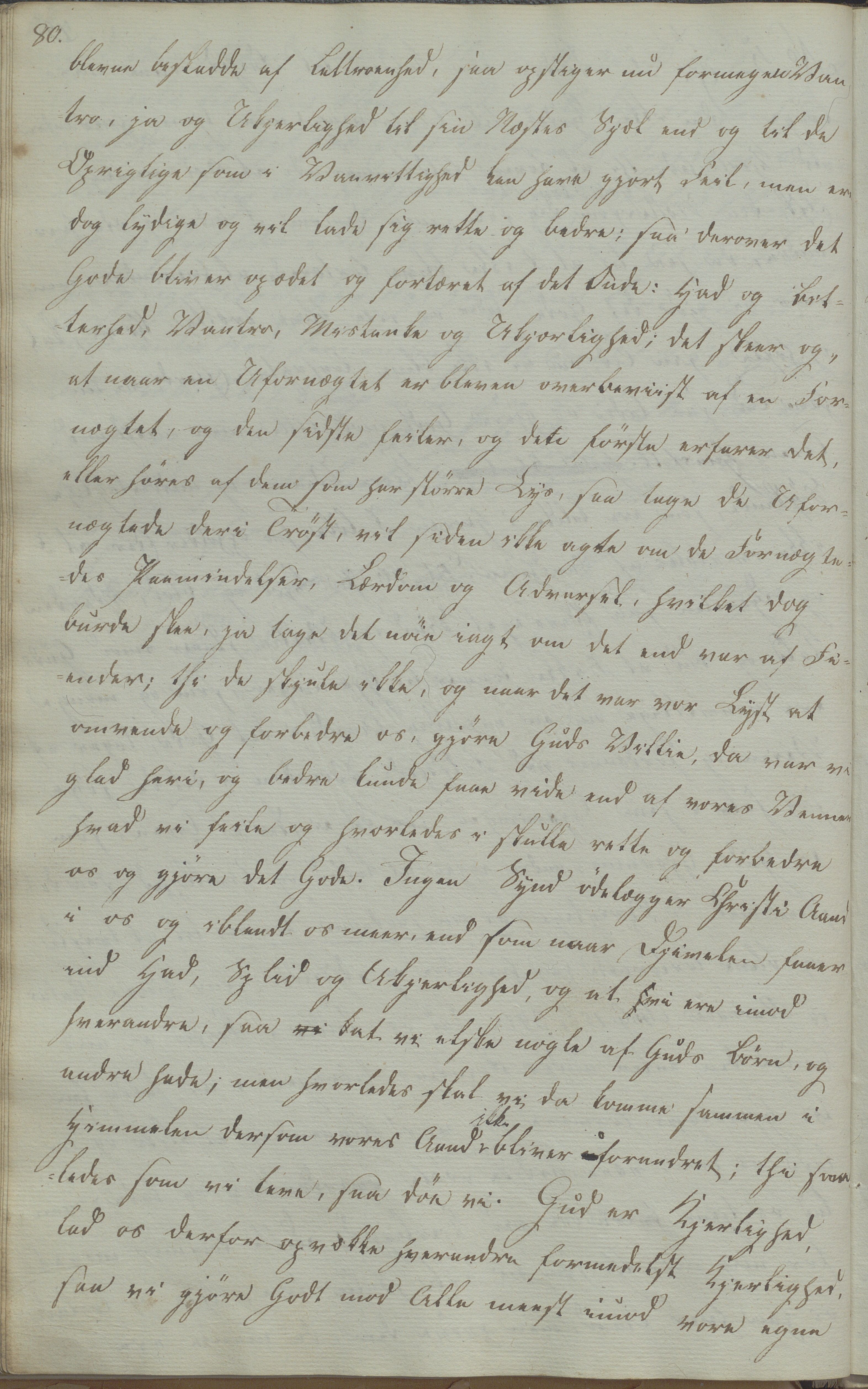 Heggtveitsamlingen, TMF/A-1007/H/L0052/0001: Innbundne brev Ms. S, med innlagt registratur / Innbundne brev Ms S. , 1801-1823, p. 80