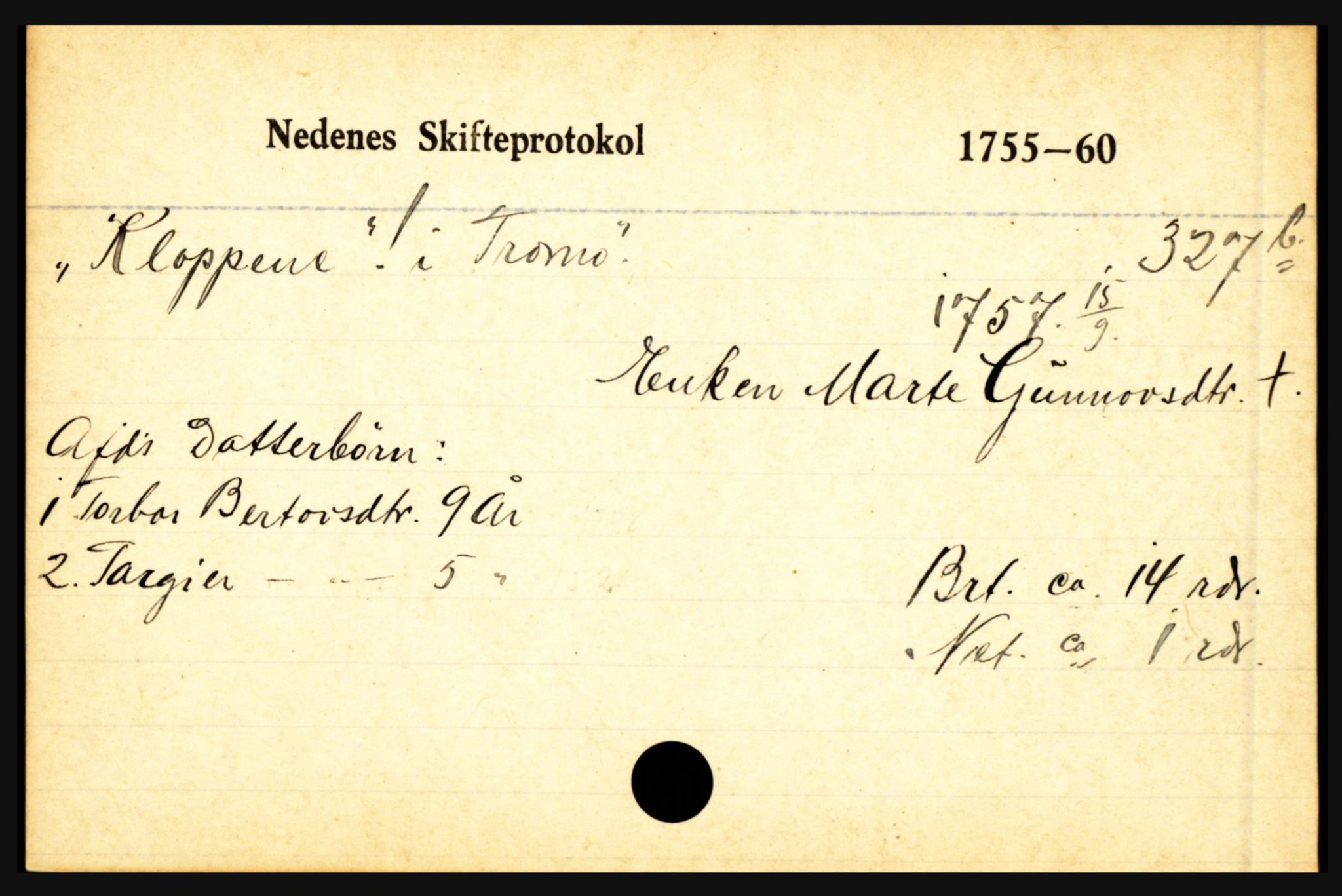 Nedenes sorenskriveri før 1824, AV/SAK-1221-0007/H, p. 14981