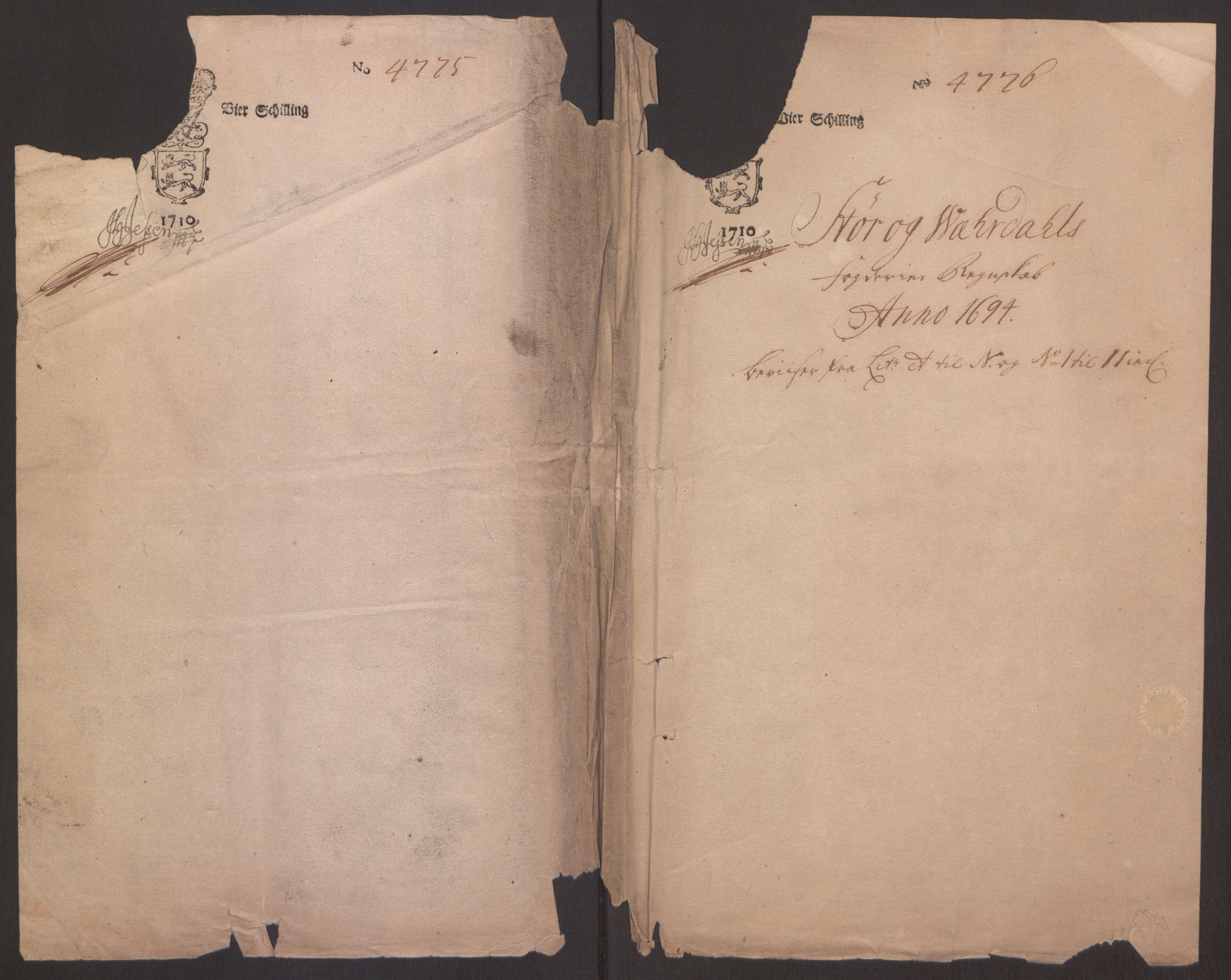 Rentekammeret inntil 1814, Reviderte regnskaper, Fogderegnskap, RA/EA-4092/R62/L4186: Fogderegnskap Stjørdal og Verdal, 1693-1694, p. 140