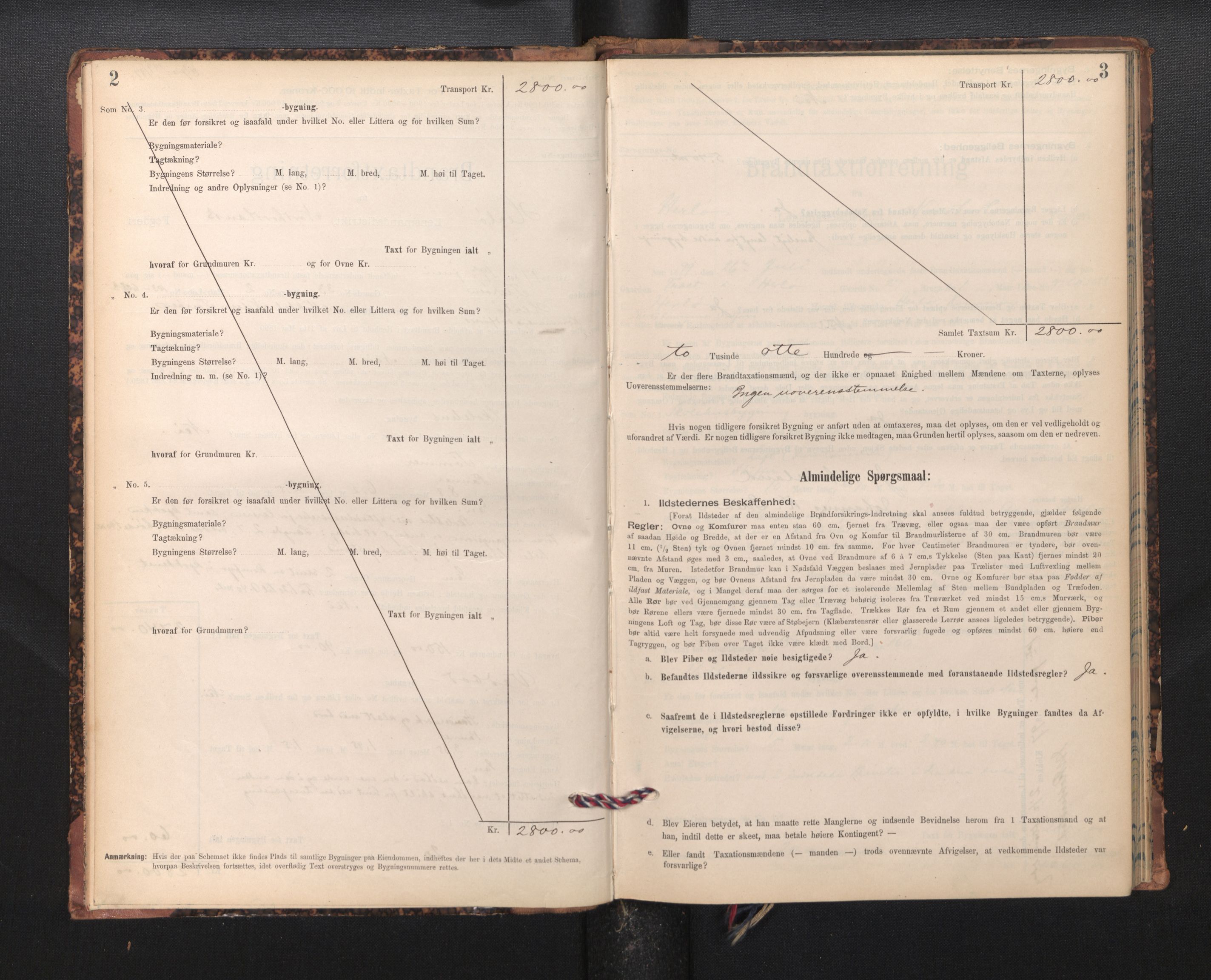Lensmannen i Herdla, SAB/A-32901/0012/L0003:  Branntakstprotokoll skjematakst, 1897-1916, p. 2-3
