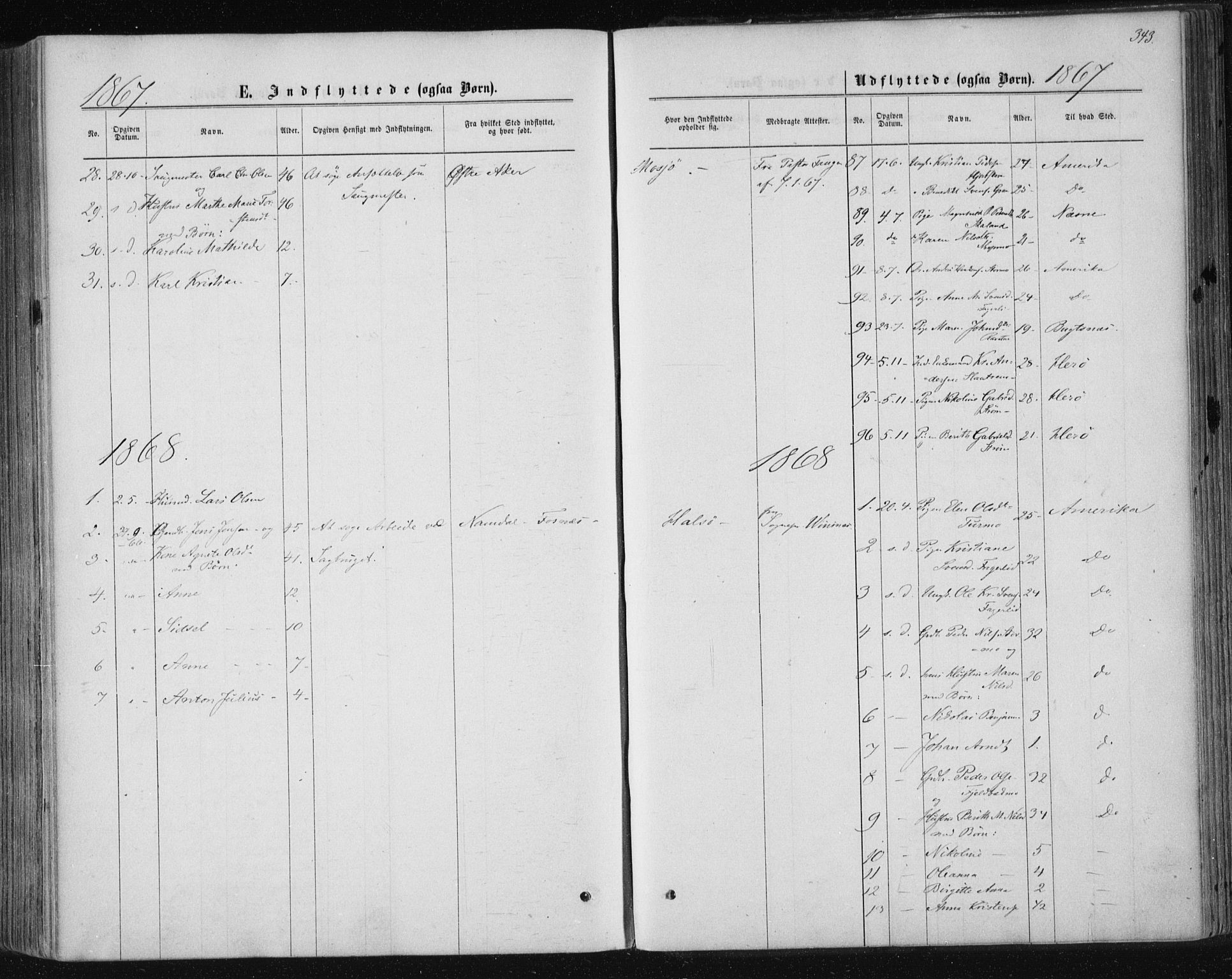 Ministerialprotokoller, klokkerbøker og fødselsregistre - Nordland, SAT/A-1459/820/L0294: Parish register (official) no. 820A15, 1866-1879, p. 343