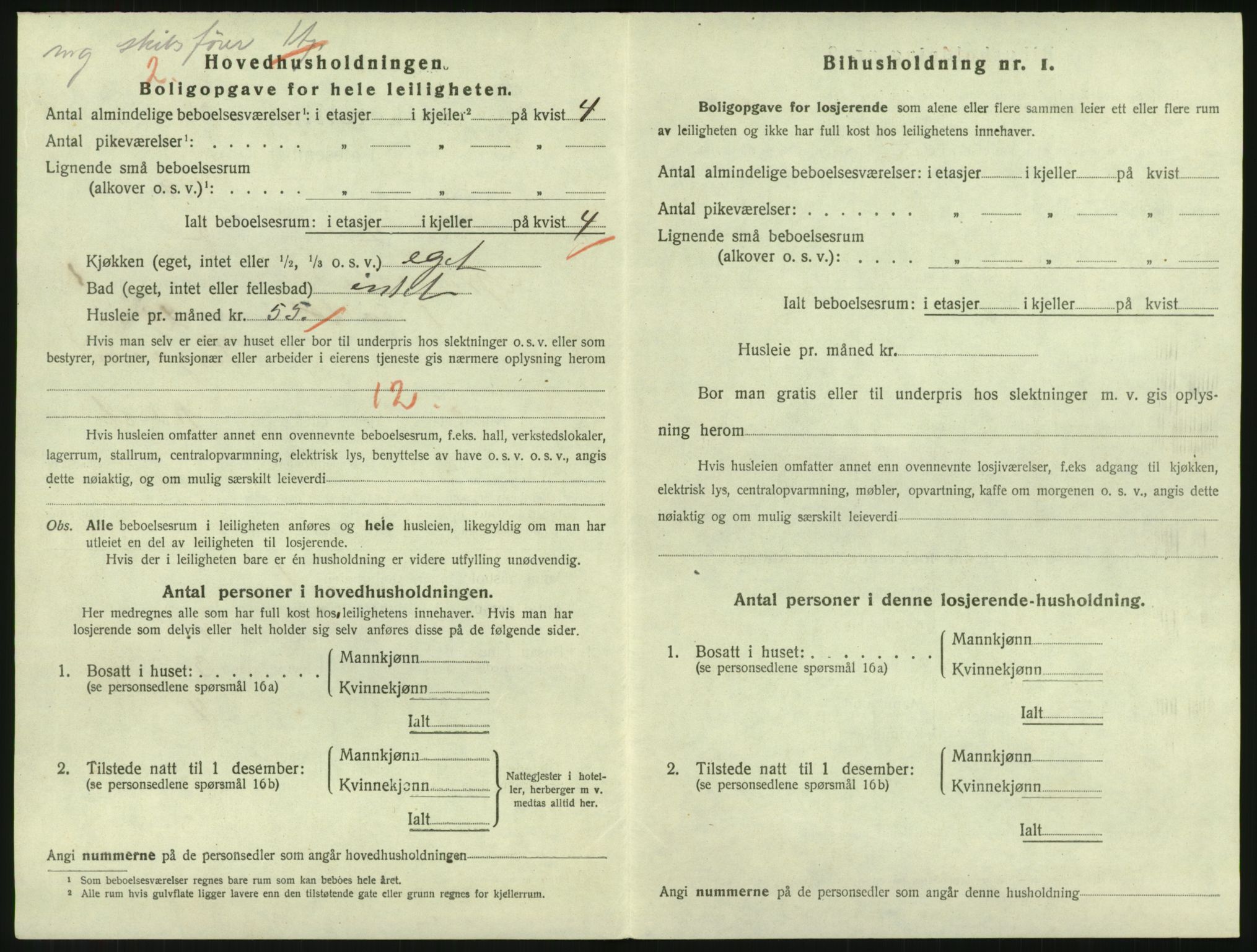 SAK, 1920 census for Grimstad, 1920, p. 1214