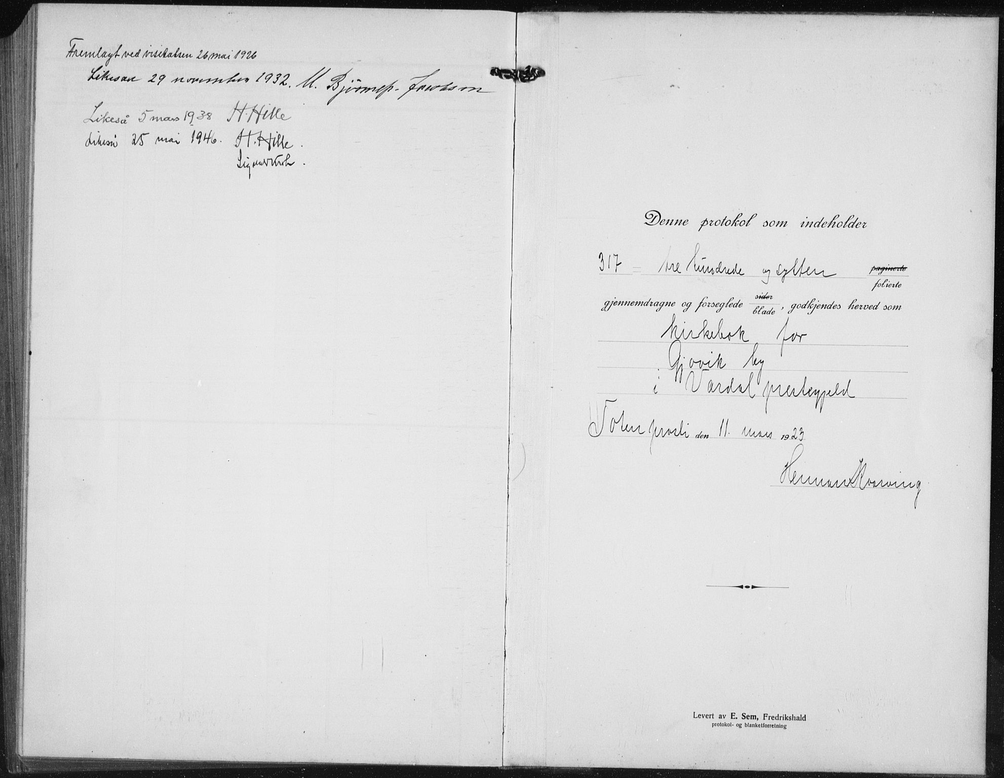 Vardal prestekontor, SAH/PREST-100/H/Ha/Hab/L0017: Parish register (copy) no. 17, 1922-1941