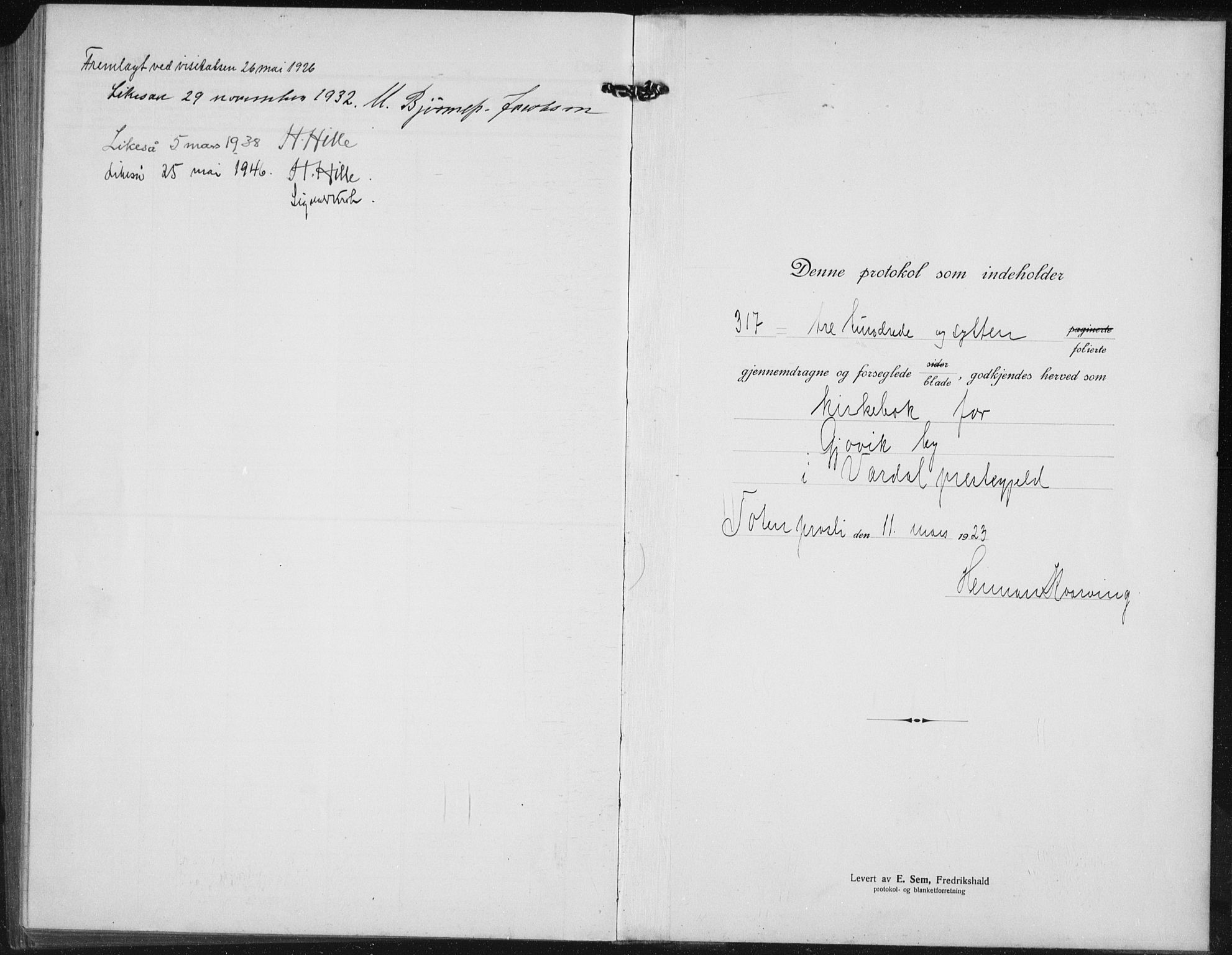 Vardal prestekontor, AV/SAH-PREST-100/H/Ha/Hab/L0017: Parish register (copy) no. 17, 1922-1941