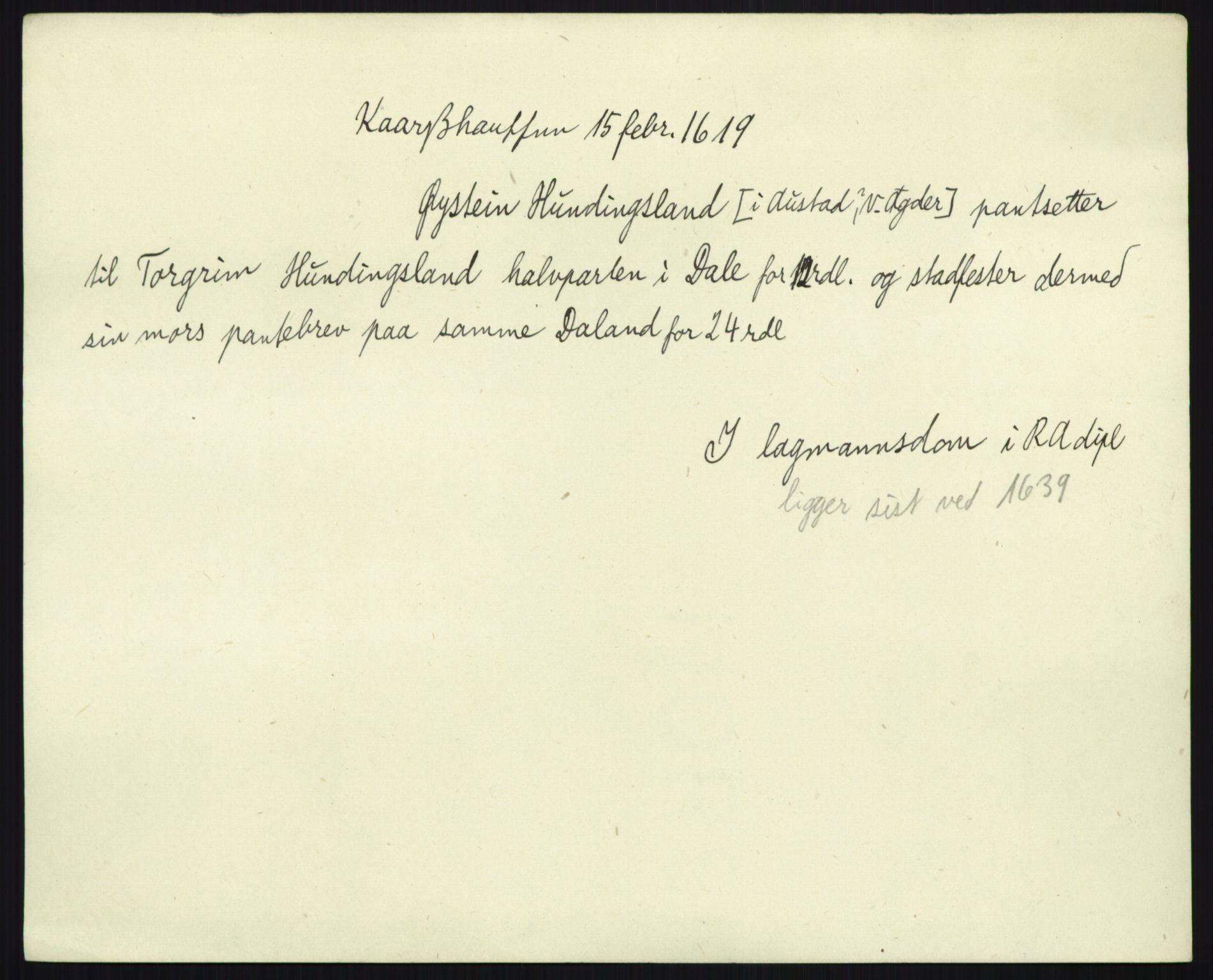 Riksarkivets diplomsamling, AV/RA-EA-5965/F35/F35b/L0006: Riksarkivets diplomer, seddelregister, 1613-1624, p. 369