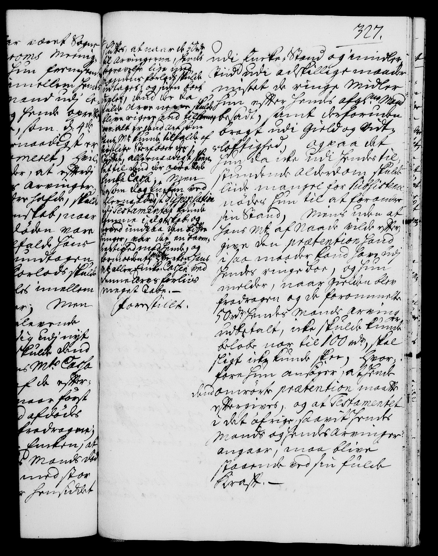 Rentekammeret, Kammerkanselliet, RA/EA-3111/G/Gh/Gha/L0017: Norsk ekstraktmemorialprotokoll (merket RK 53.62), 1735, p. 327