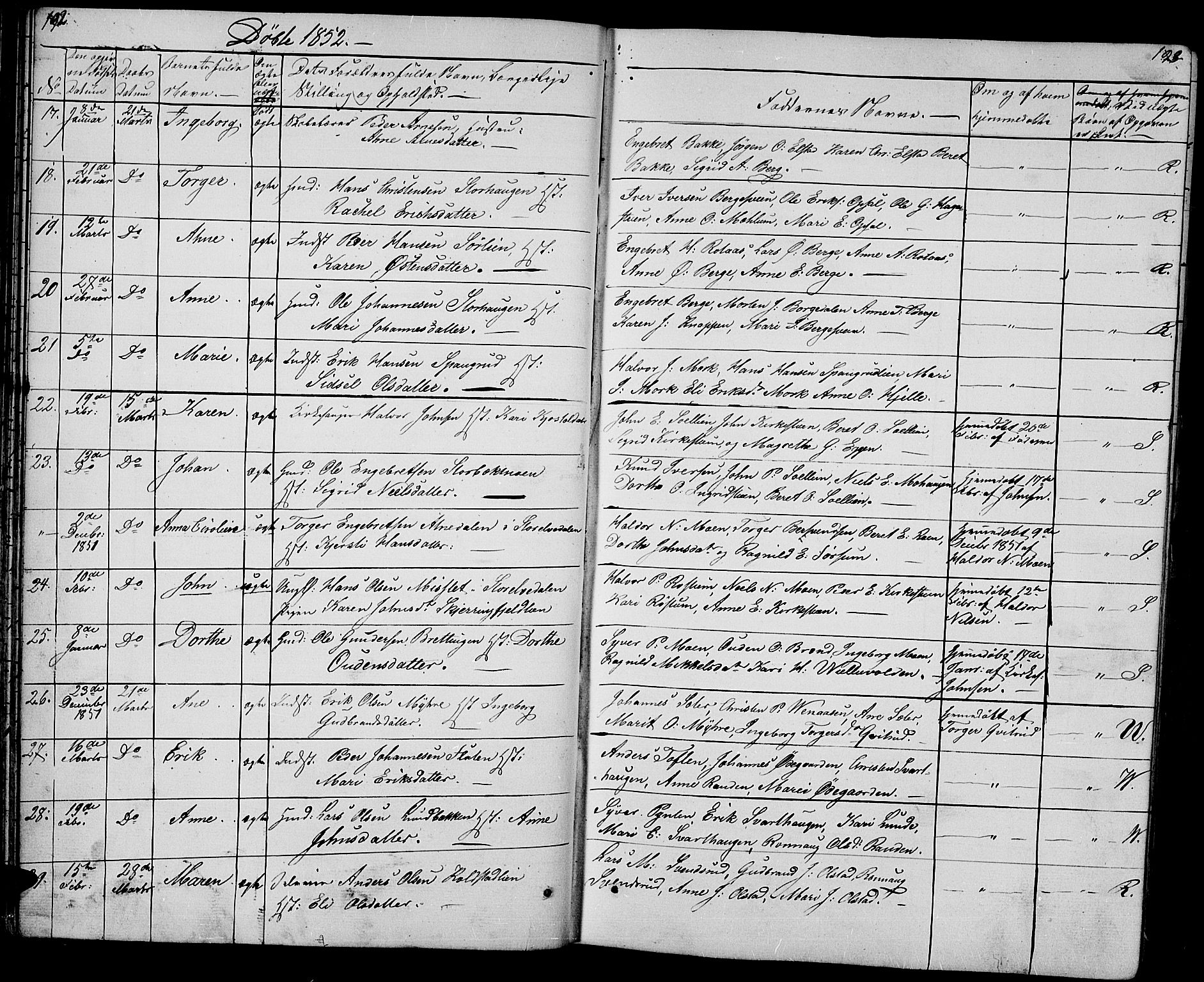 Ringebu prestekontor, AV/SAH-PREST-082/H/Ha/Hab/L0002: Parish register (copy) no. 2, 1839-1853, p. 192-193