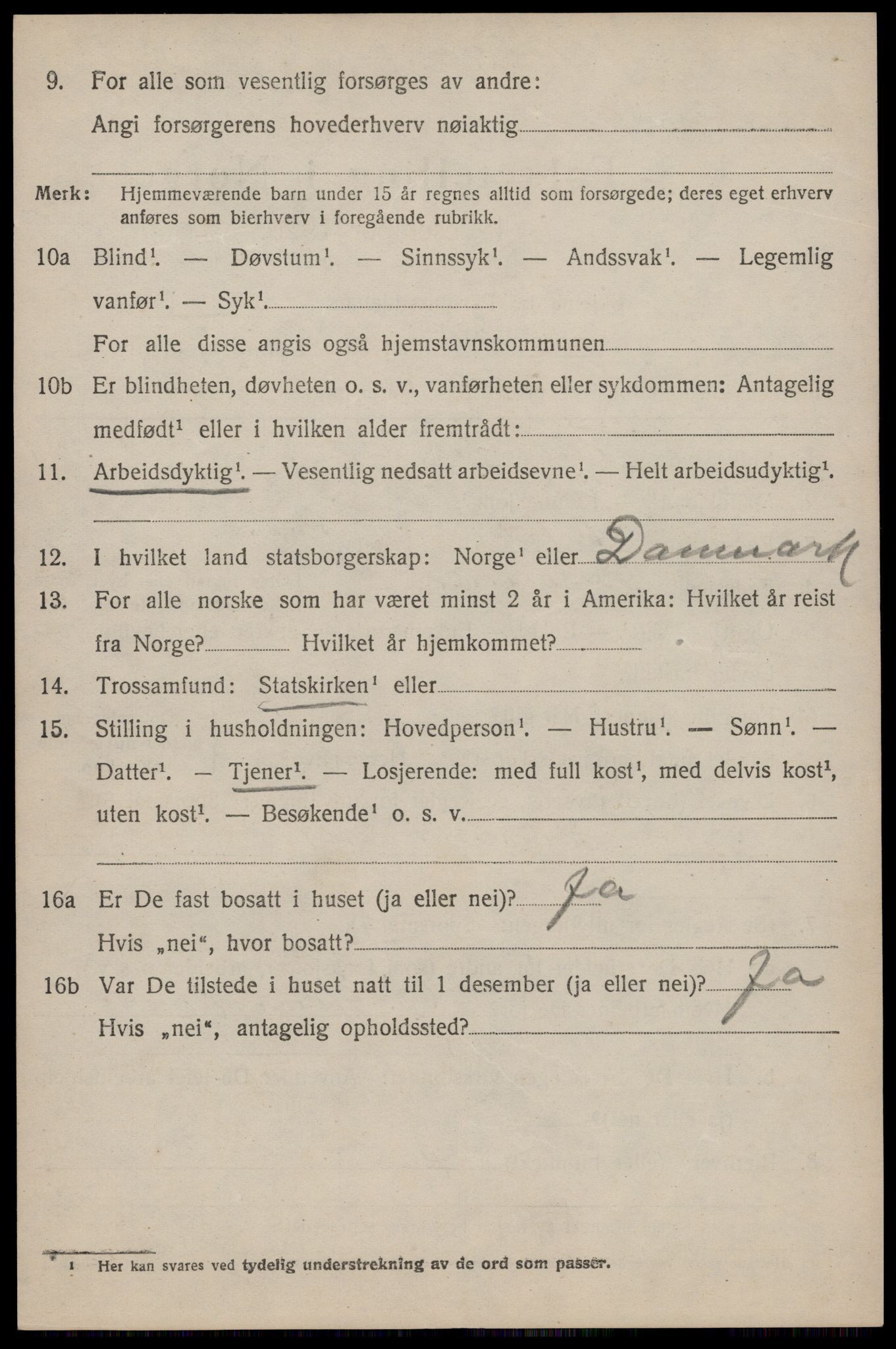 SAST, 1920 census for Håland, 1920, p. 8104