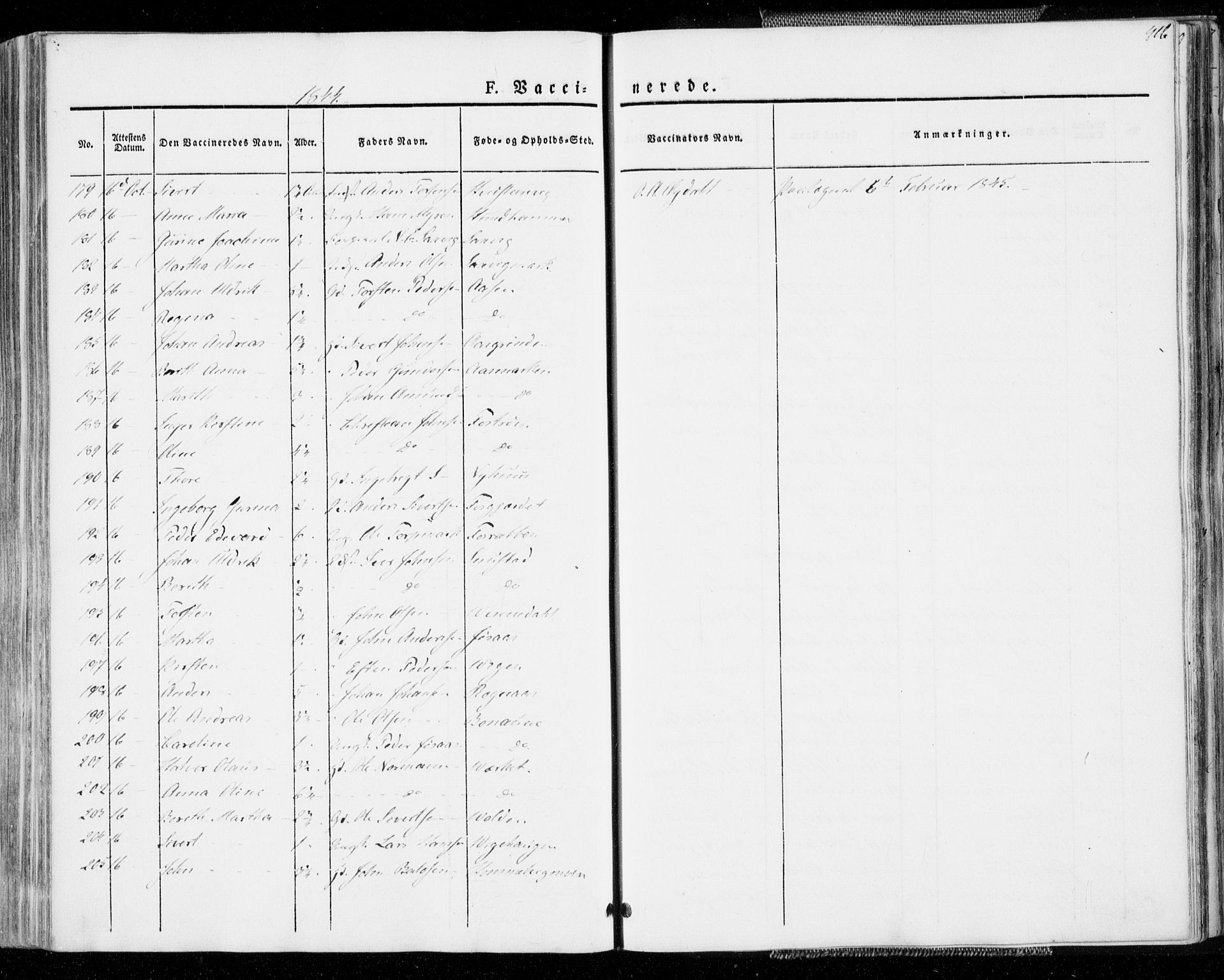 Ministerialprotokoller, klokkerbøker og fødselsregistre - Sør-Trøndelag, AV/SAT-A-1456/606/L0290: Parish register (official) no. 606A05, 1841-1847, p. 416