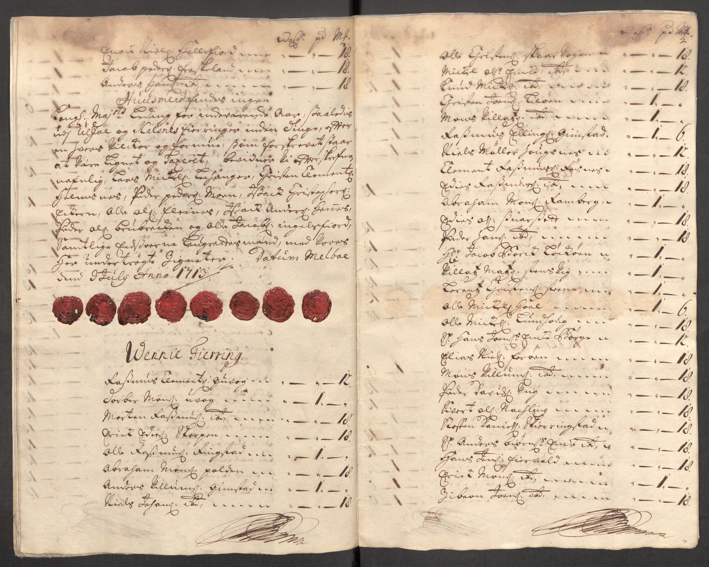 Rentekammeret inntil 1814, Reviderte regnskaper, Fogderegnskap, AV/RA-EA-4092/R67/L4679: Fogderegnskap Vesterålen, Andenes og Lofoten, 1711-1713, p. 217