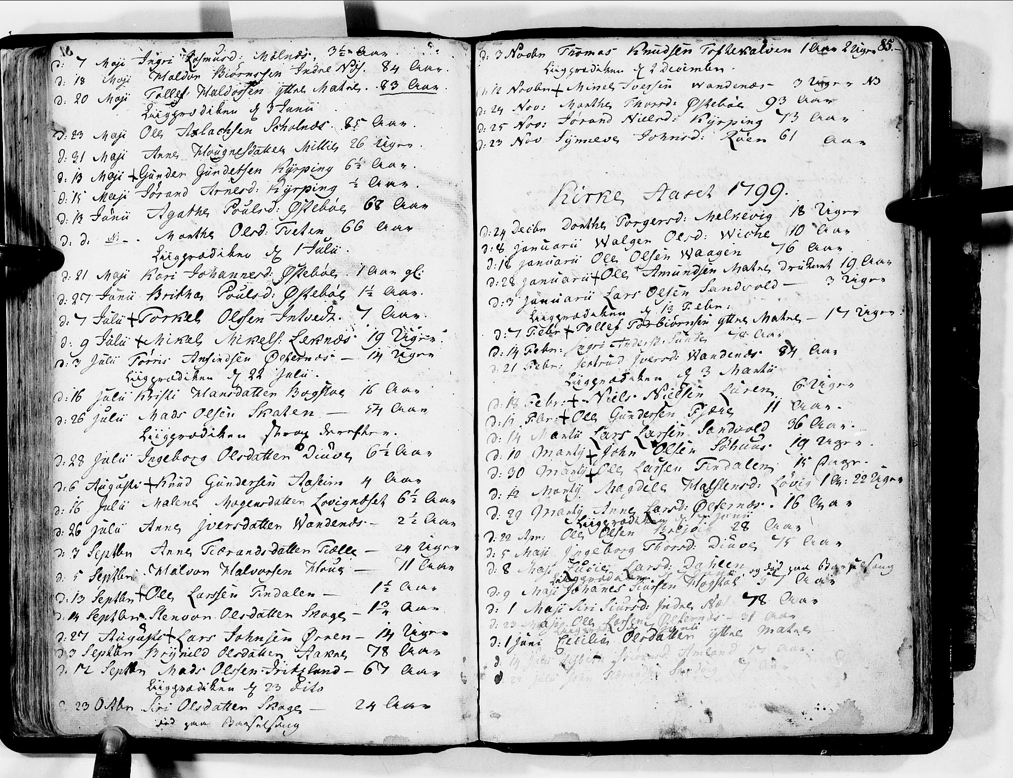 Skånevik sokneprestembete, SAB/A-77801/H/Haa: Parish register (official) no. A 2, 1790-1824, p. 85