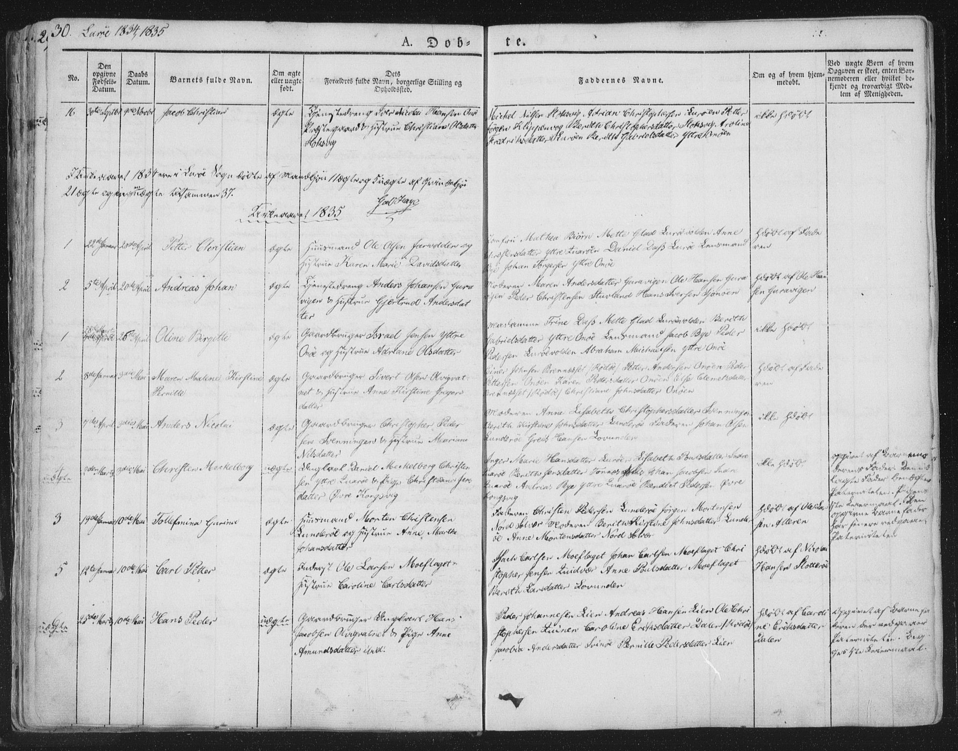 Ministerialprotokoller, klokkerbøker og fødselsregistre - Nordland, AV/SAT-A-1459/839/L0565: Parish register (official) no. 839A02, 1825-1862, p. 30