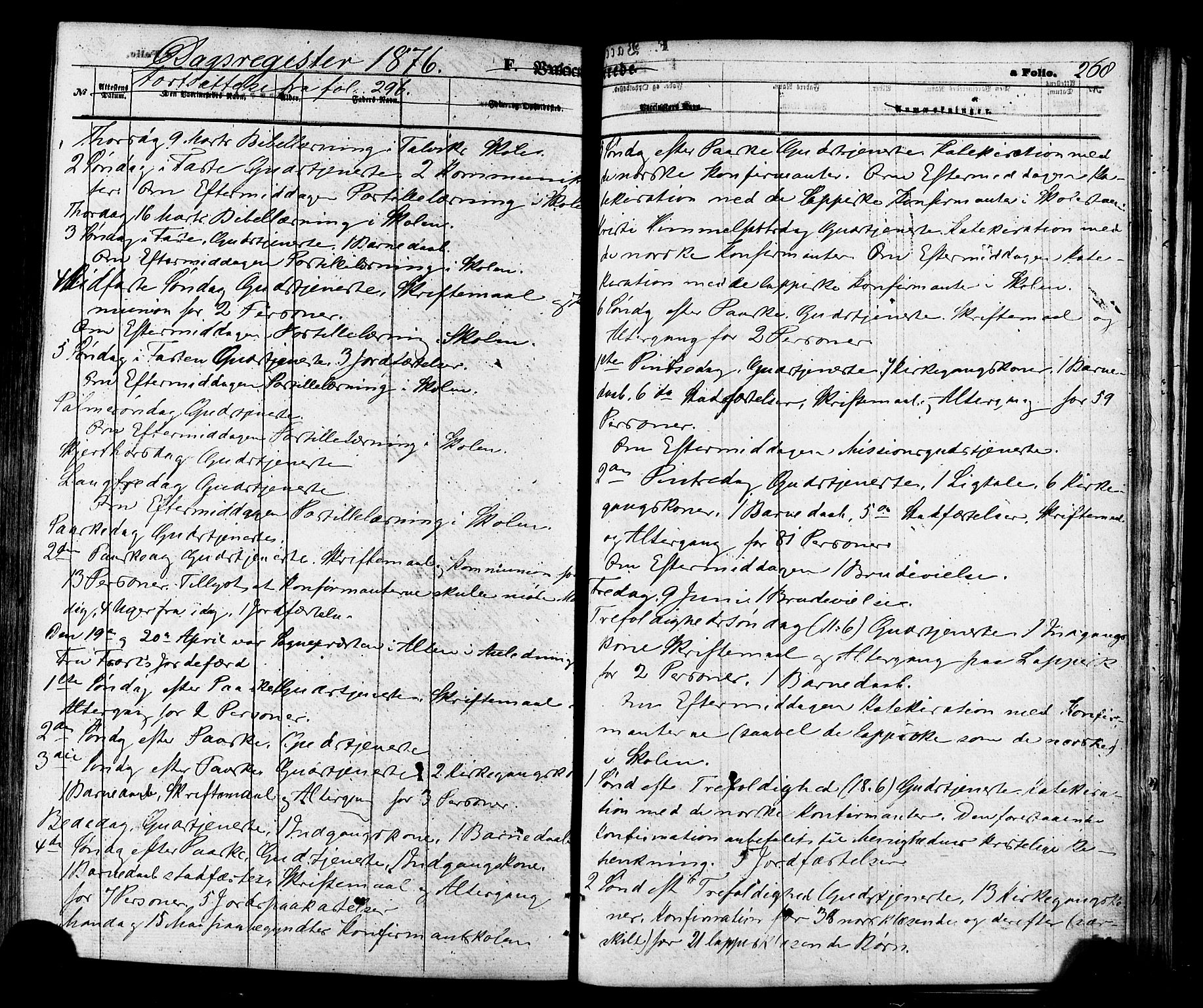 Talvik sokneprestkontor, SATØ/S-1337/H/Ha/L0011kirke: Parish register (official) no. 11, 1864-1877, p. 268