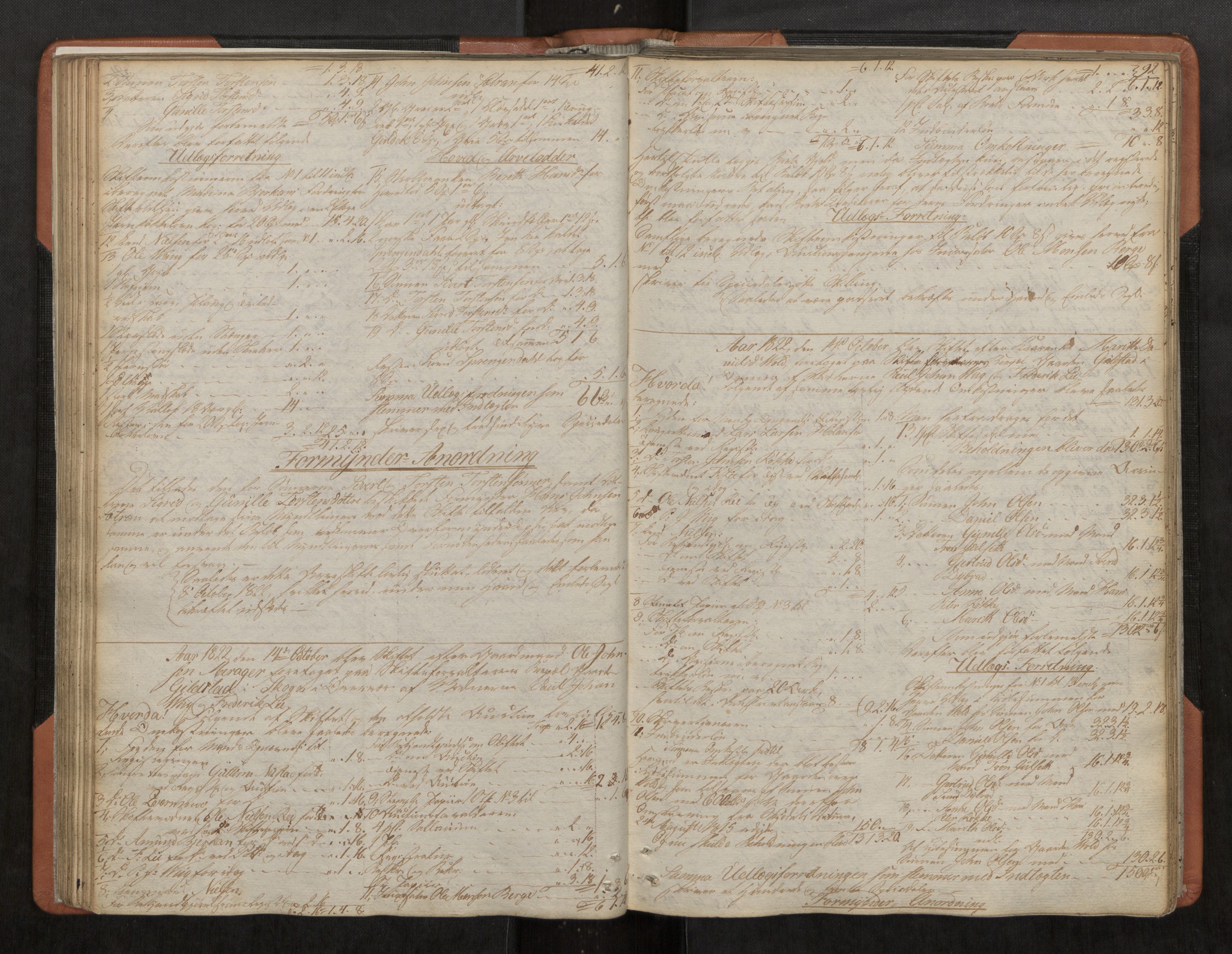 Stjør- og Verdal sorenskriveri, AV/SAT-A-4167/1/3/3A/L0026: Skifteprotokoll 21, 1818-1832, p. 92
