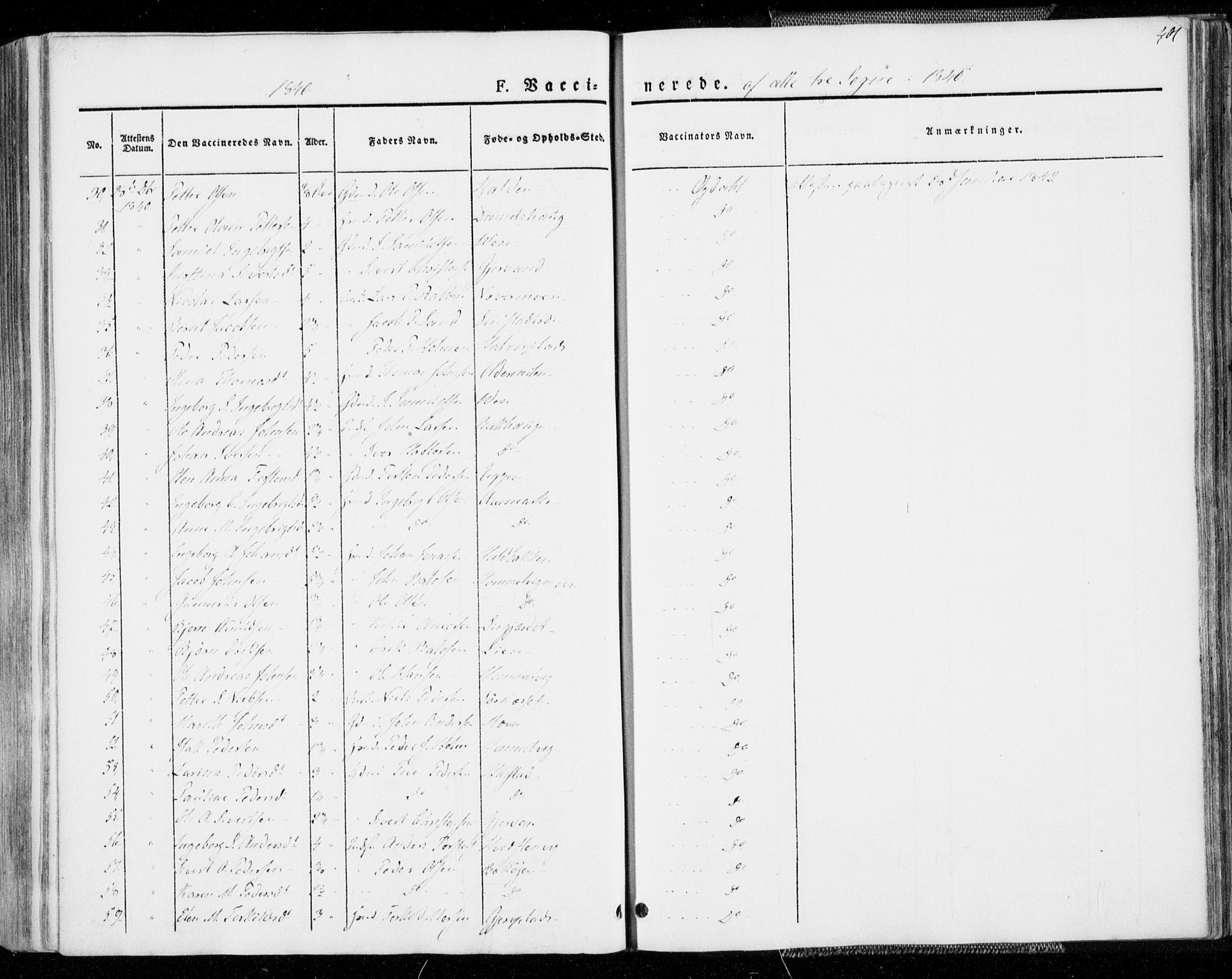 Ministerialprotokoller, klokkerbøker og fødselsregistre - Sør-Trøndelag, SAT/A-1456/606/L0290: Parish register (official) no. 606A05, 1841-1847, p. 401