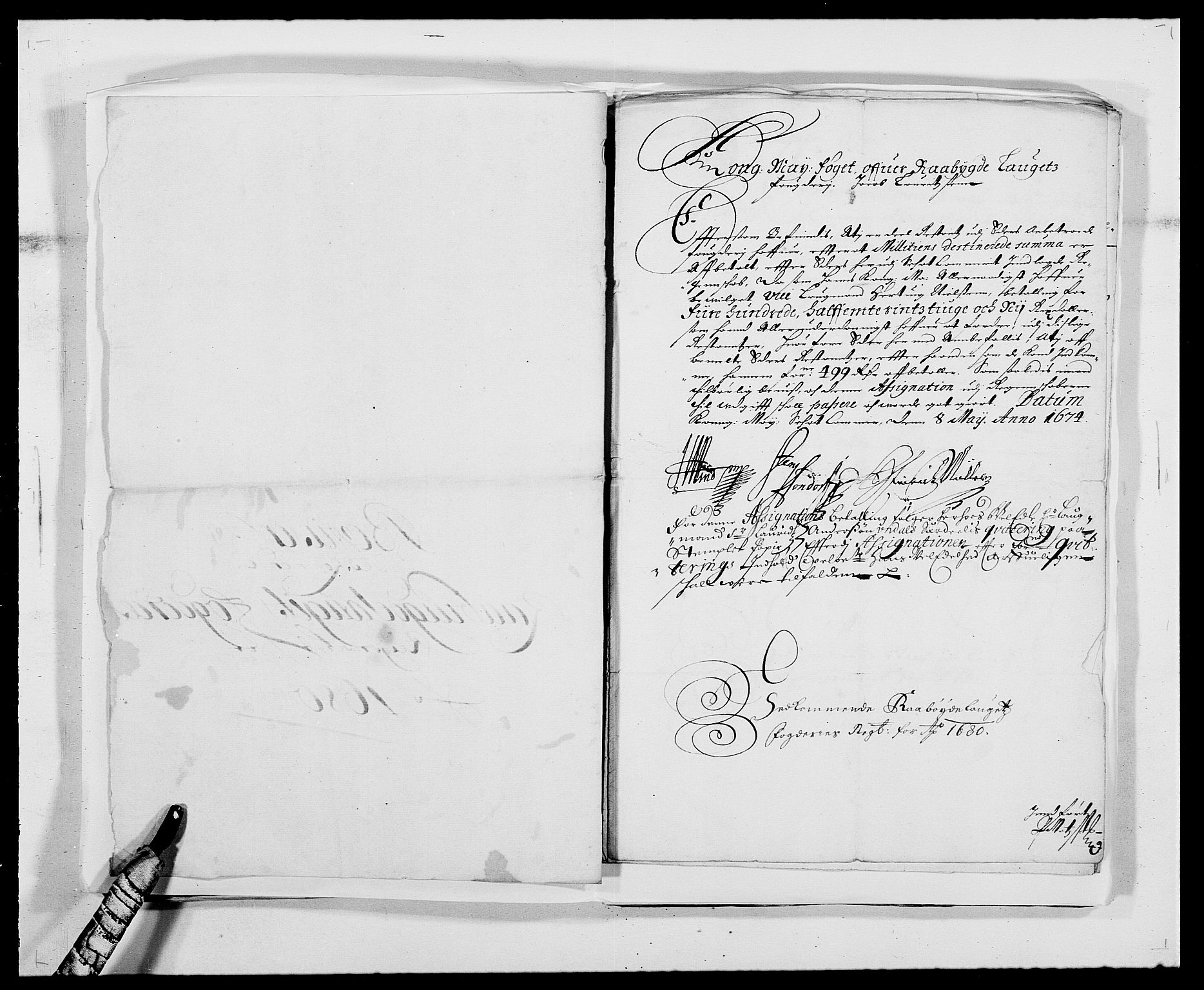 Rentekammeret inntil 1814, Reviderte regnskaper, Fogderegnskap, AV/RA-EA-4092/R40/L2436: Fogderegnskap Råbyggelag, 1679-1680, p. 300