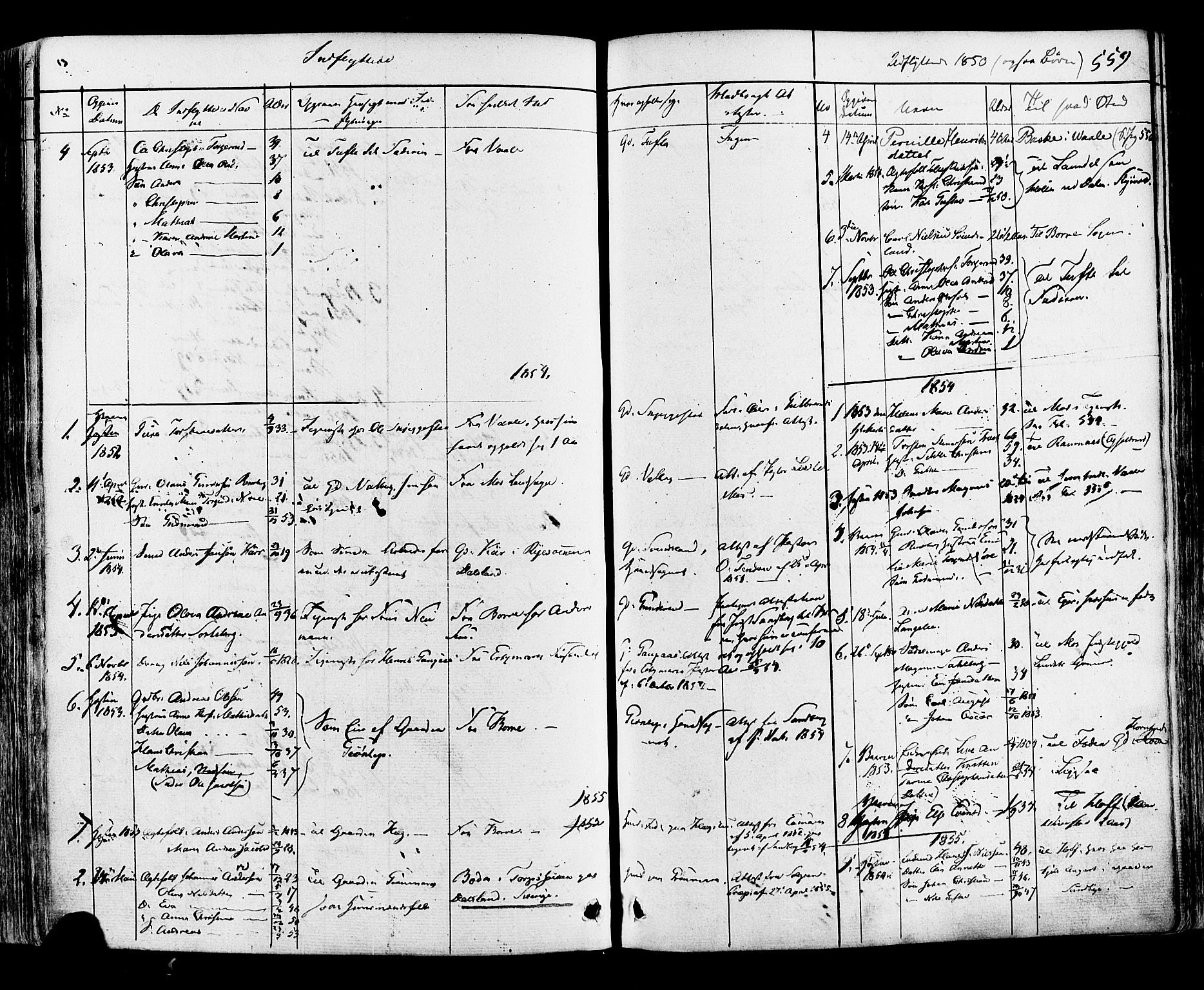 Botne kirkebøker, AV/SAKO-A-340/F/Fa/L0006: Parish register (official) no. I 6, 1836-1877, p. 559