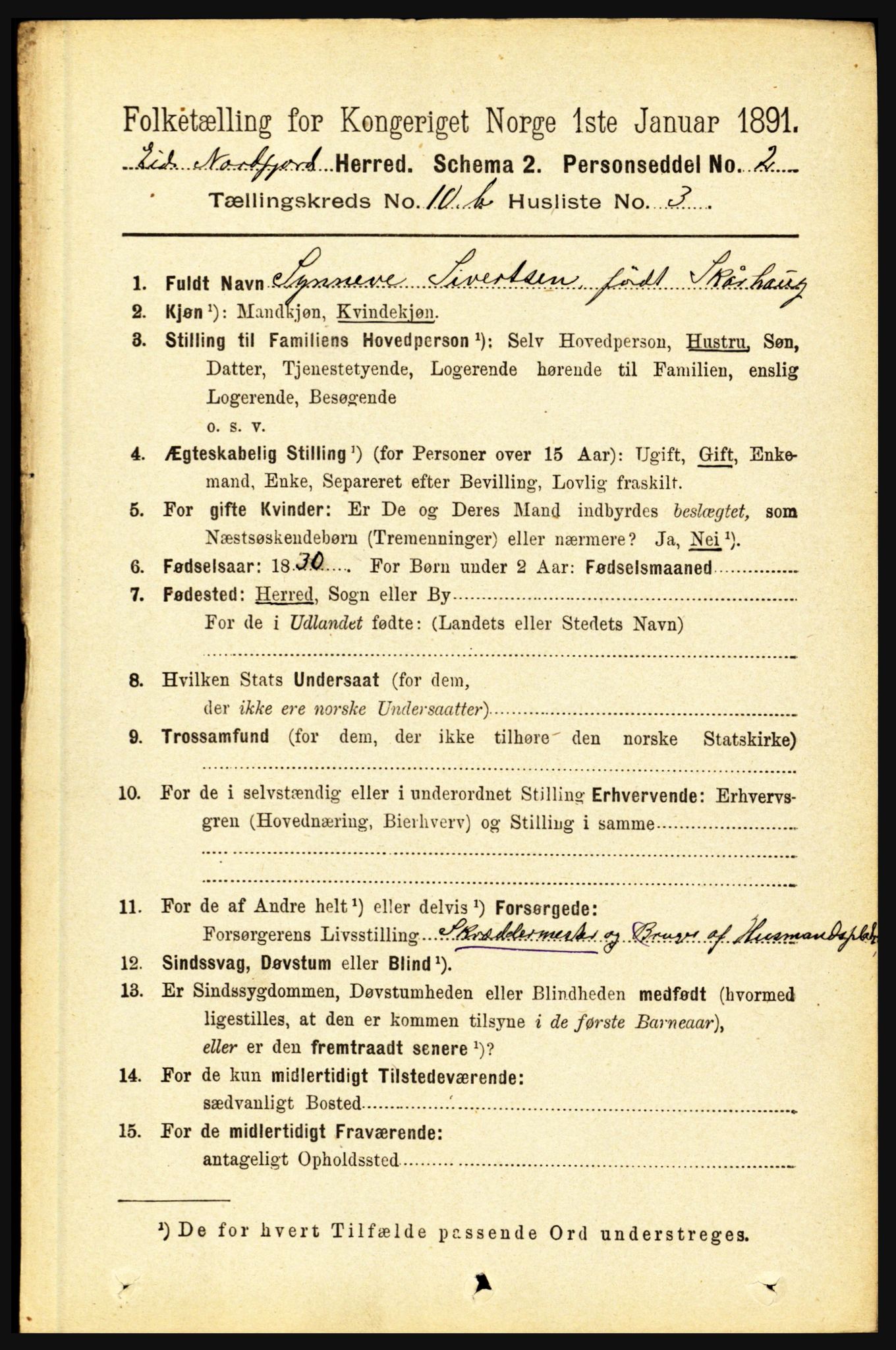 RA, 1891 census for 1443 Eid, 1891, p. 3355